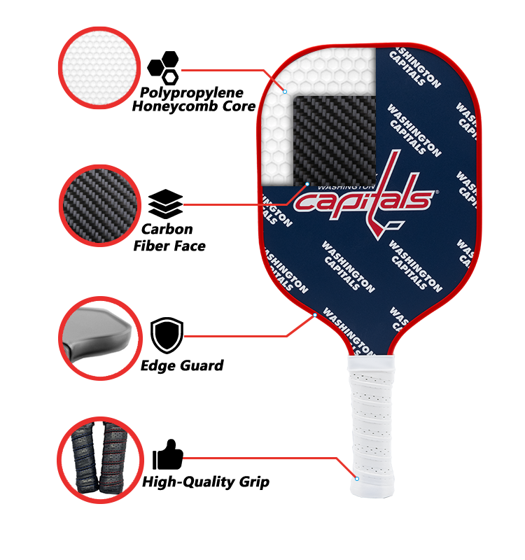 Washington Capitals Pickleball Paddle