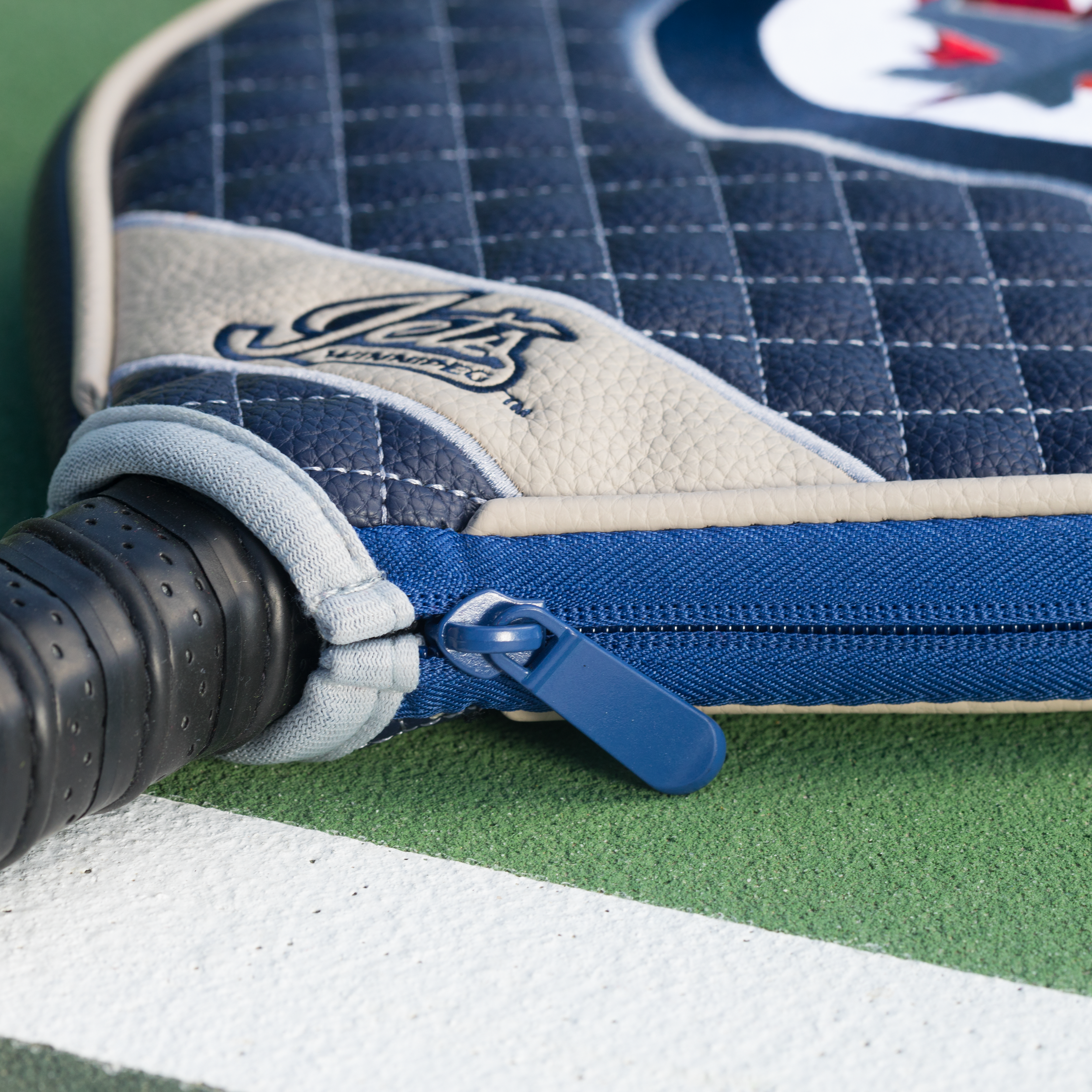 Winnipeg Jets Quilted Pickleball Paddle Cover (Navy)