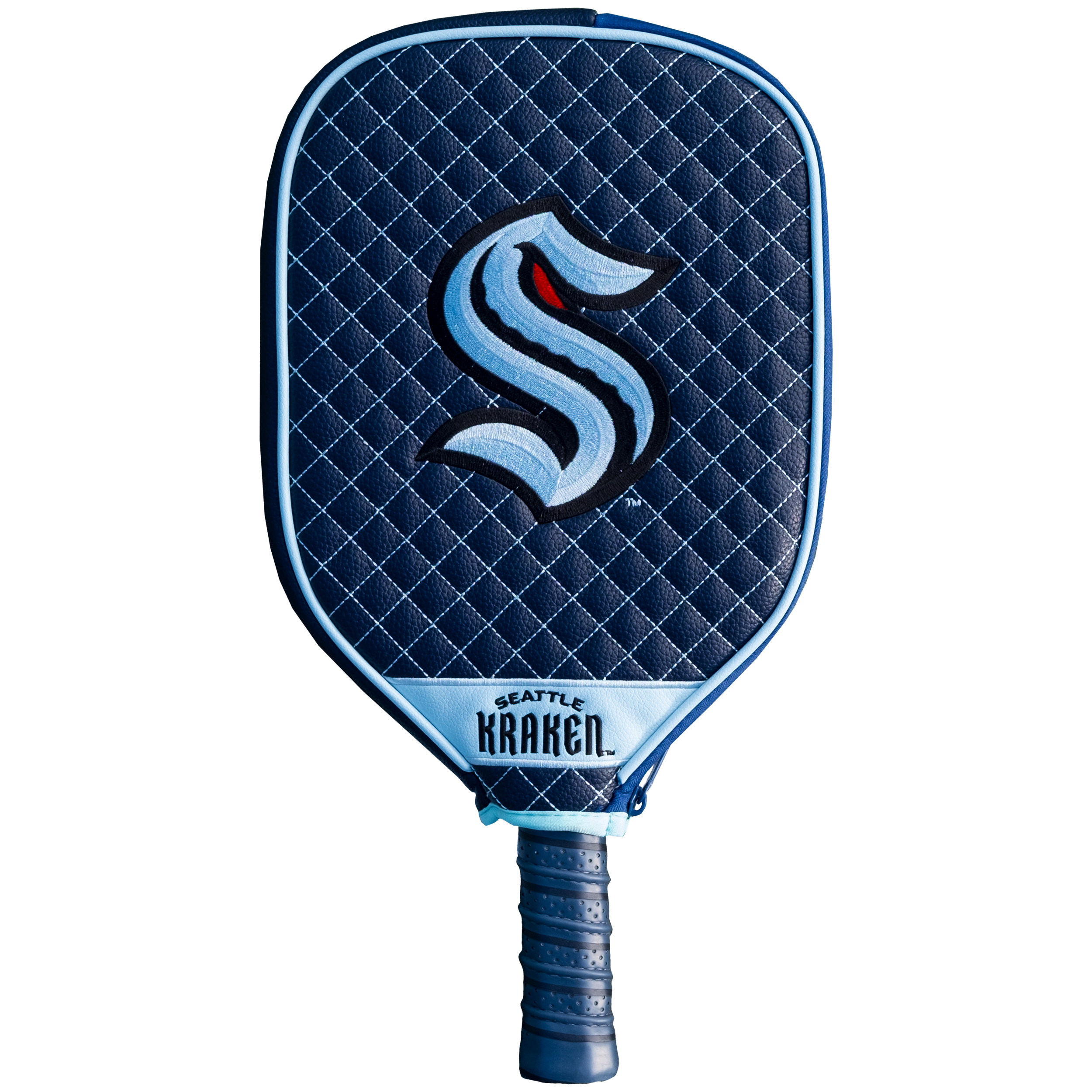 Seattle Kraken Quilted Pickleball Paddle Cover (Navy)