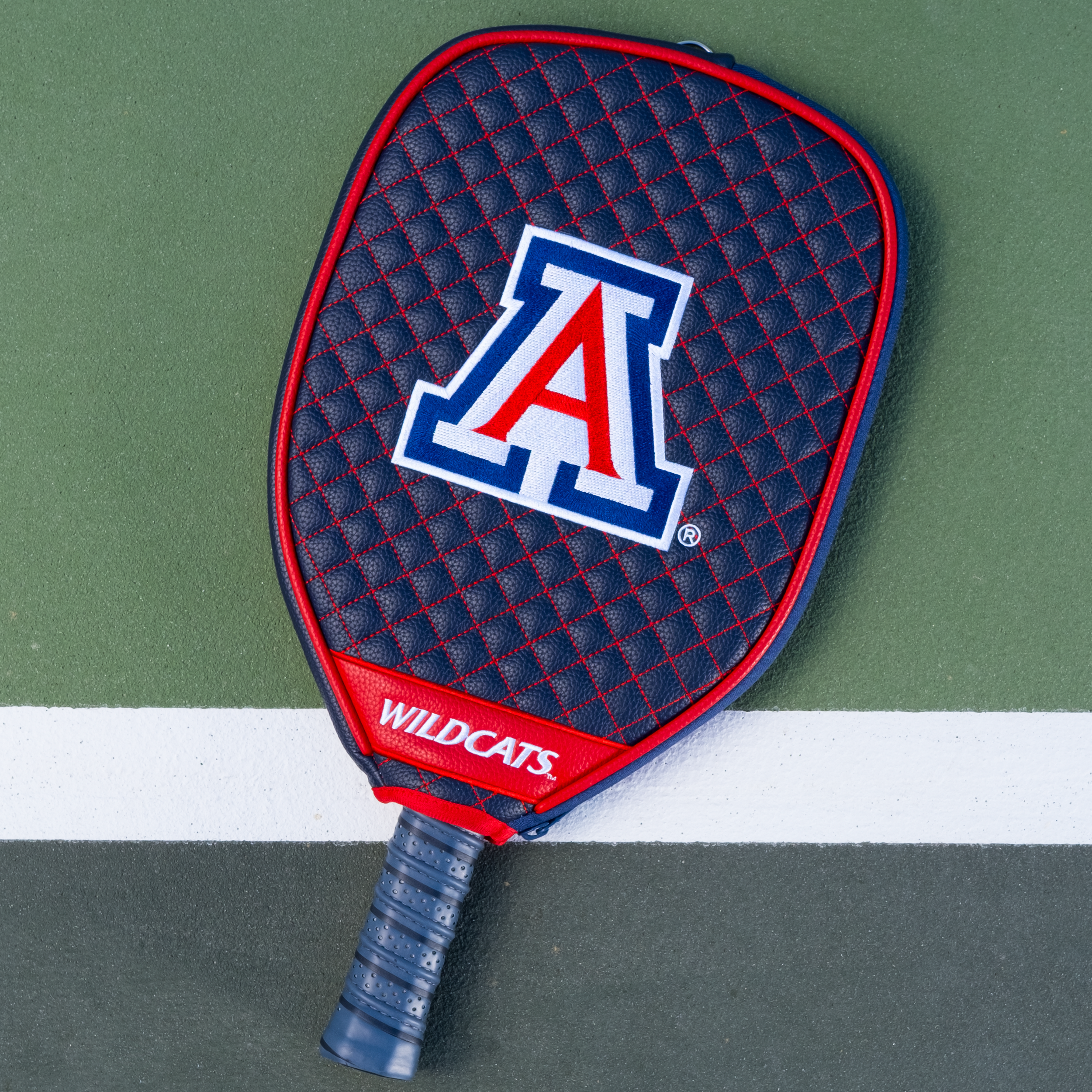 Arizona Wildcats Quilted Pickleball Paddle Cover (Navy)