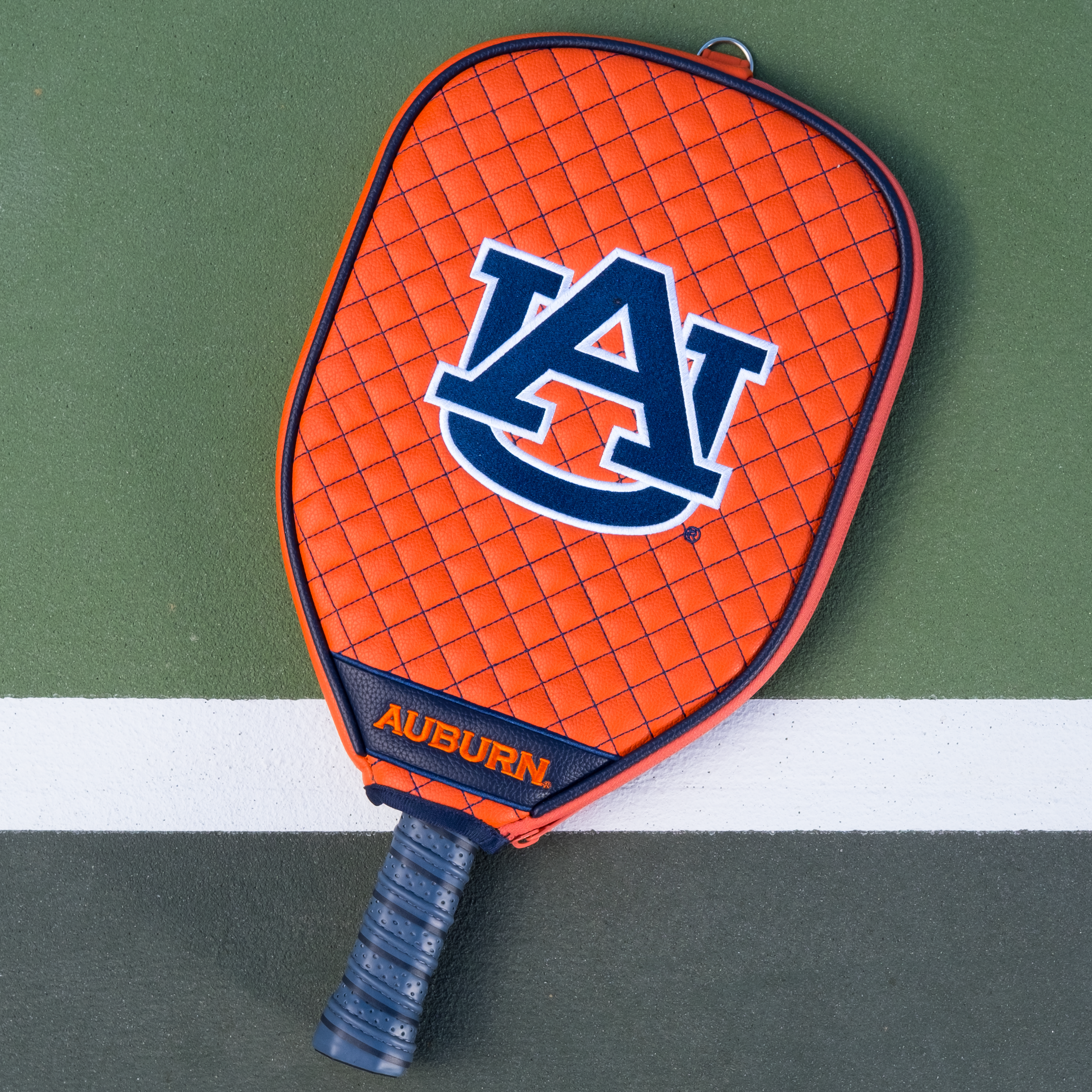 Auburn Tigers Quilted Pickleball Paddle Cover (Orange)