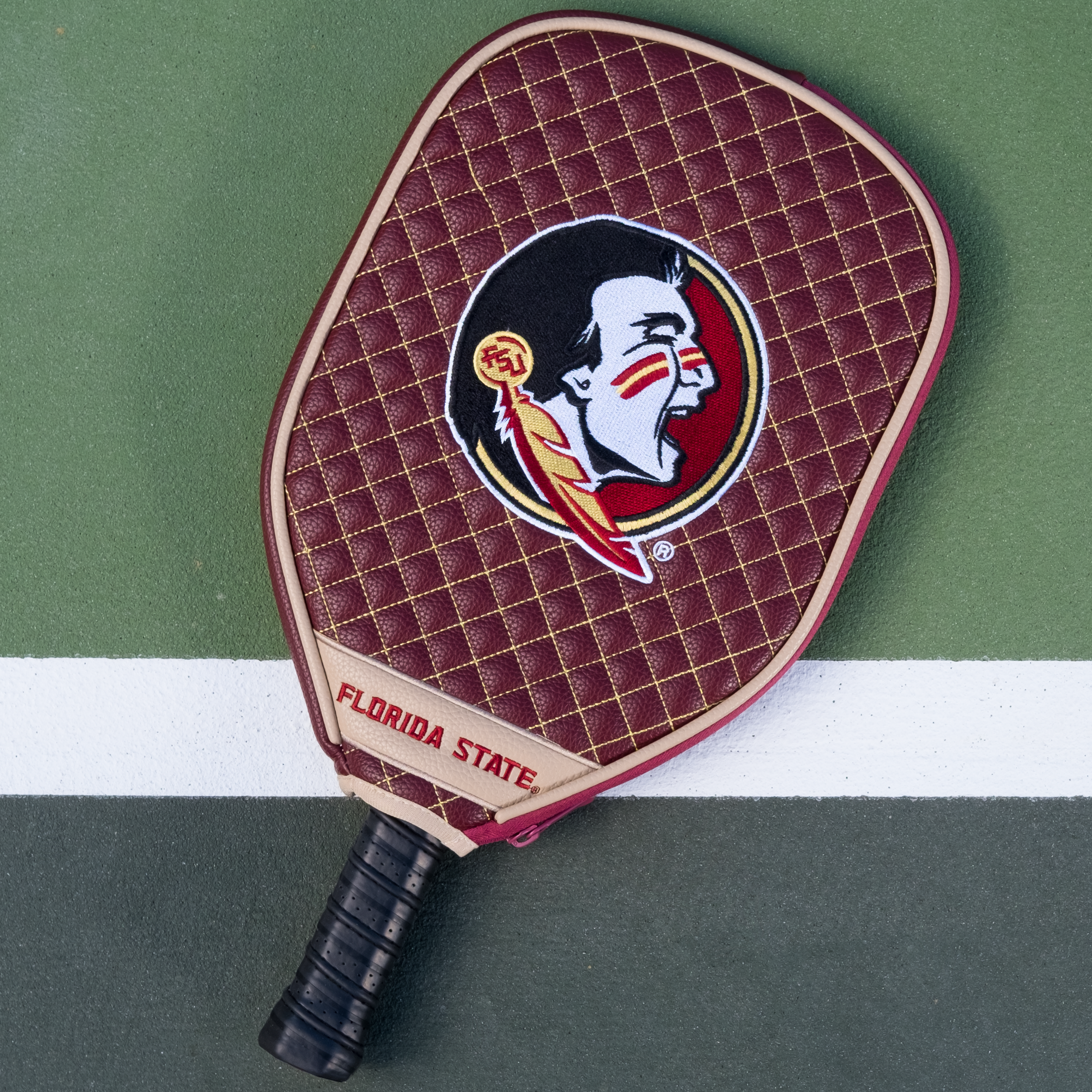 Florida State Seminoles Quilted Pickleball Paddle Cover (Maroon)