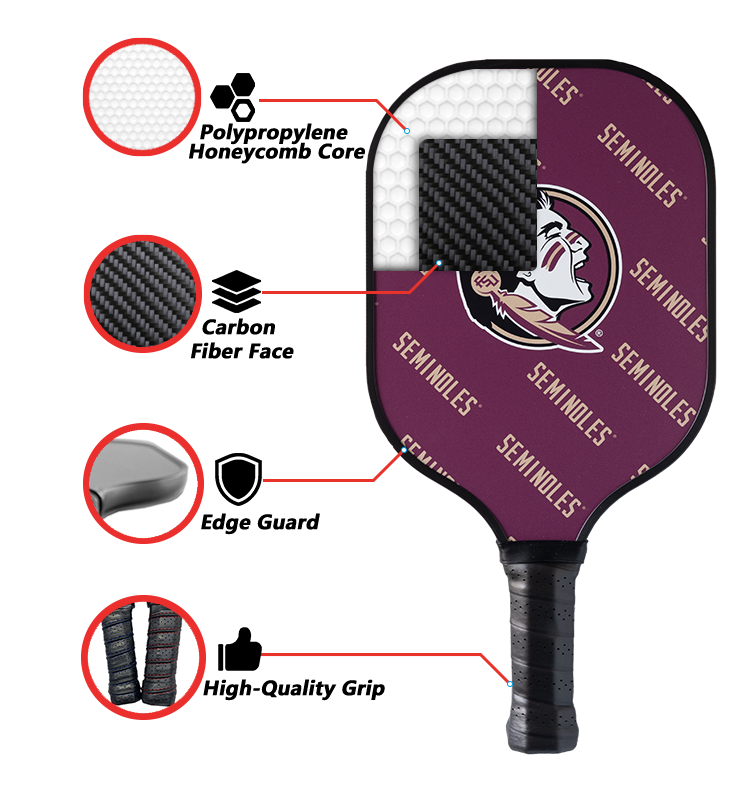 Florida State Seminoles Pickleball Paddle