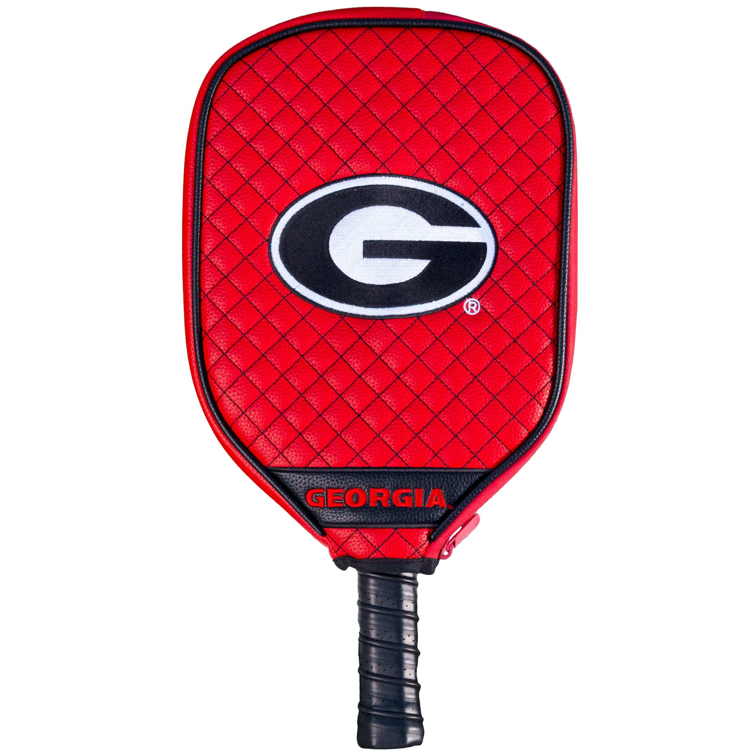 Georgia Bulldogs Quilted Pickleball Paddle Cover (Red)