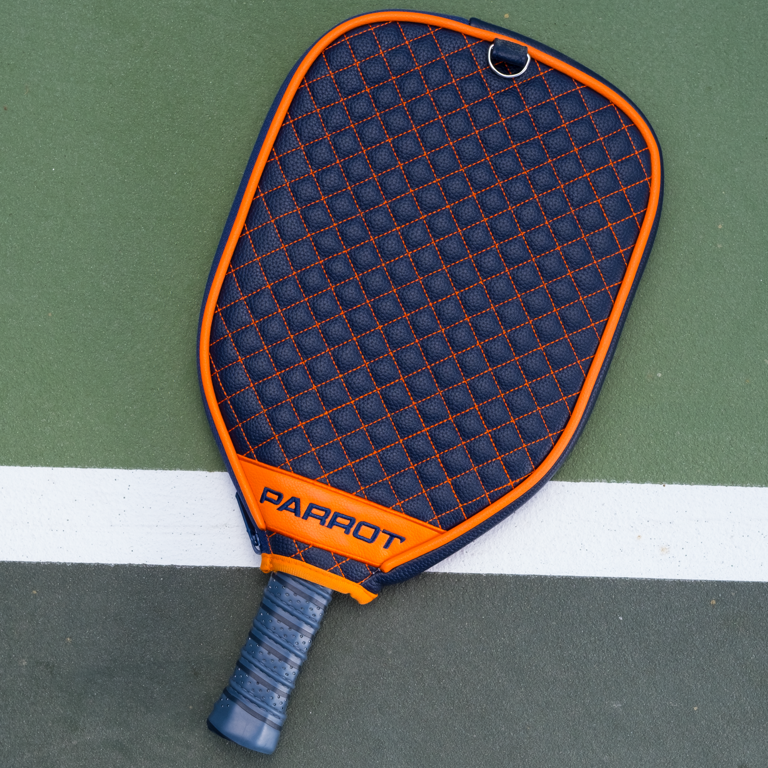 Illinois Fighting Illini Quilted Pickleball Paddle Cover (Navy)