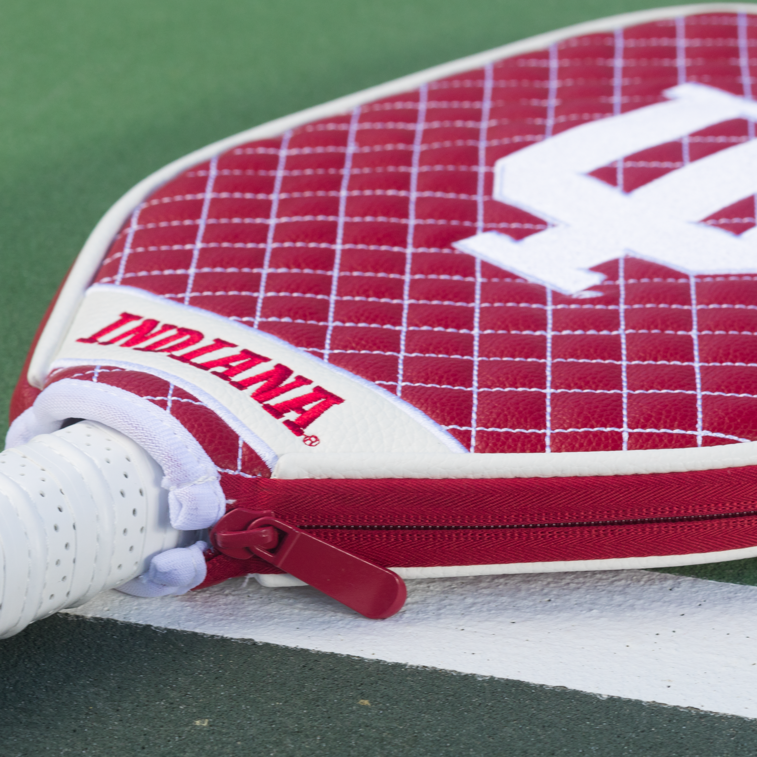 Indiana Hoosiers Quilted Pickleball Paddle Cover (Dark Red)