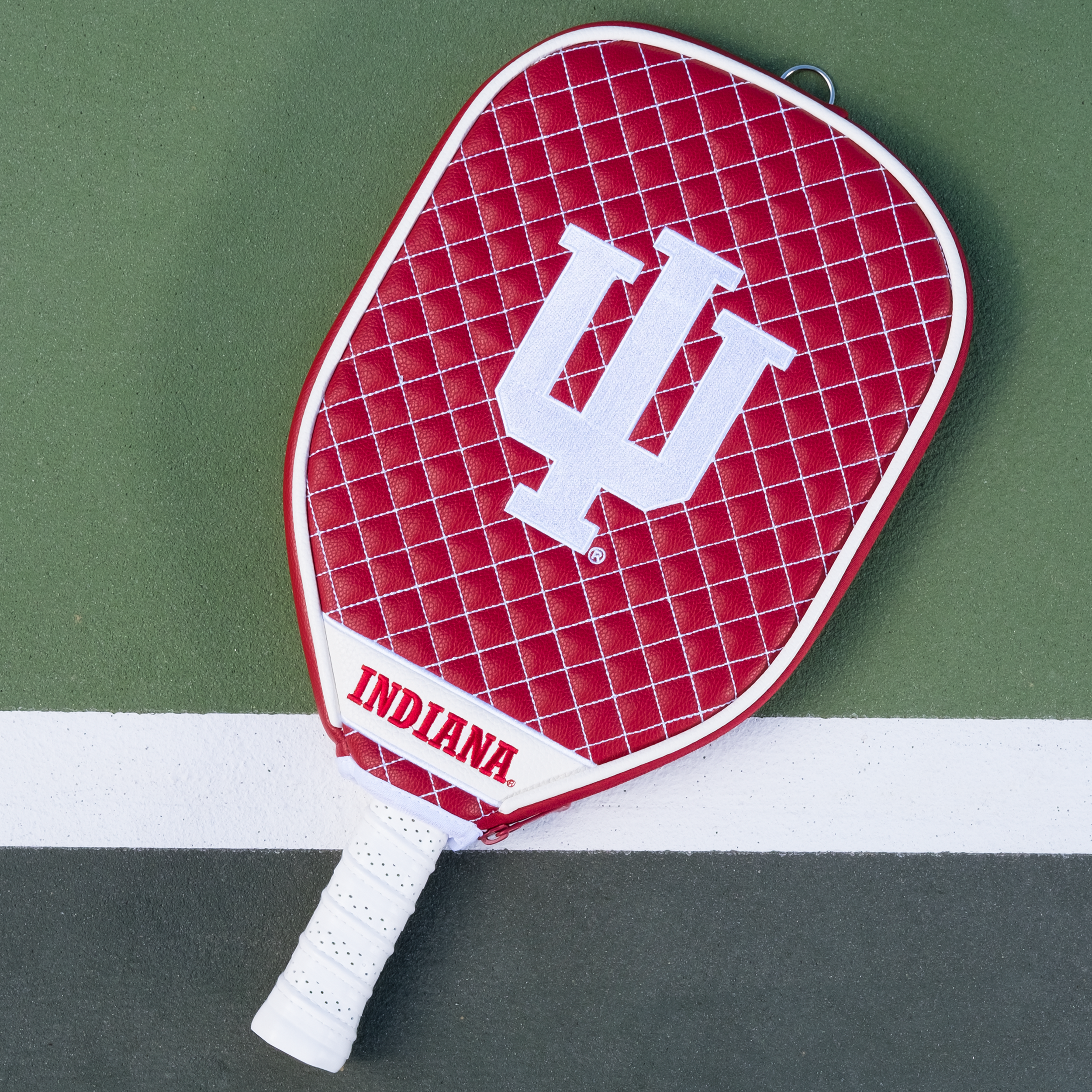 Indiana Hoosiers Quilted Pickleball Paddle Cover (Dark Red)