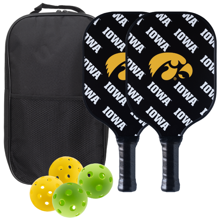 Iowa Hawkeyes Pickleball Paddle Set