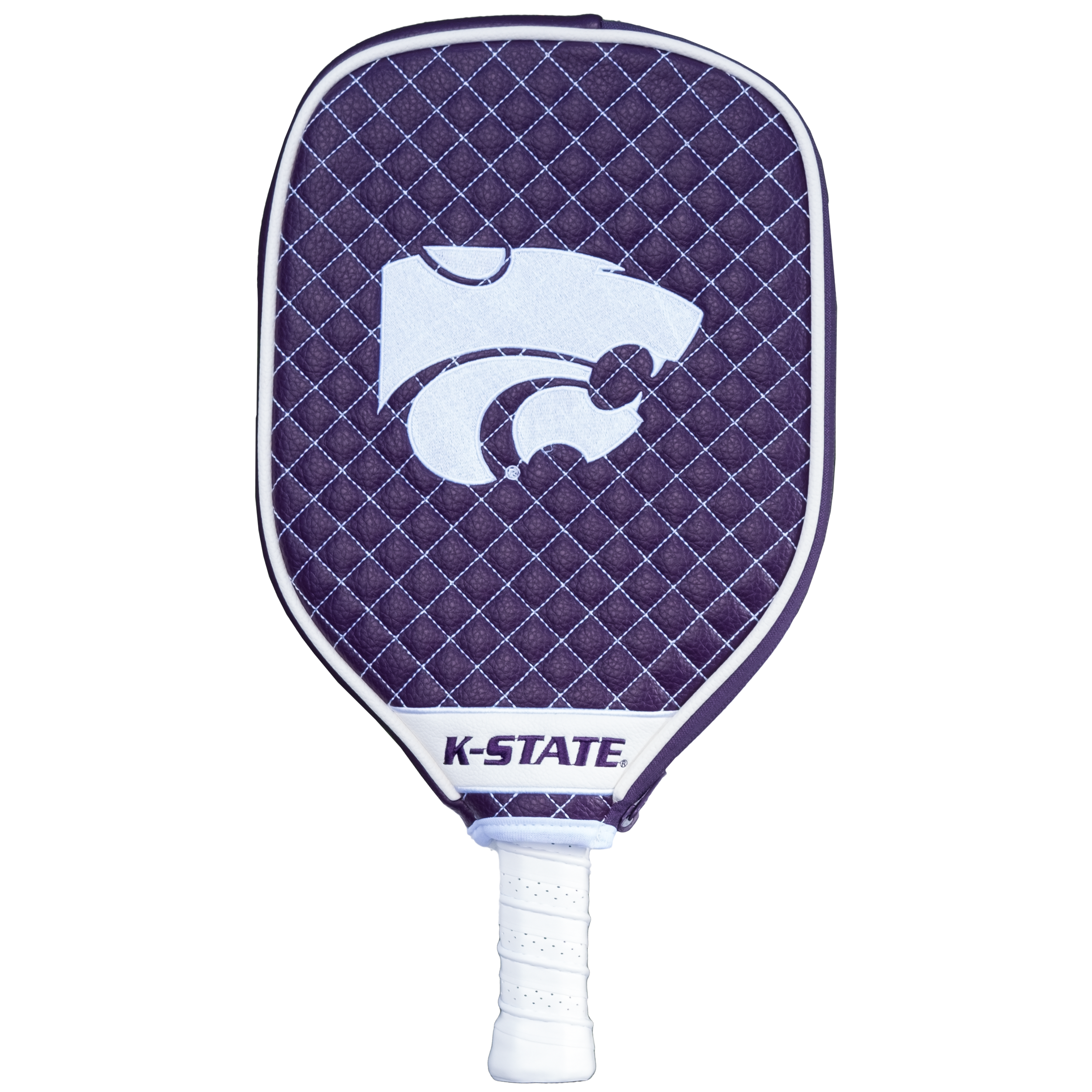 Kansas State Wildcats Quilted Pickleball Paddle Cover (Purple)