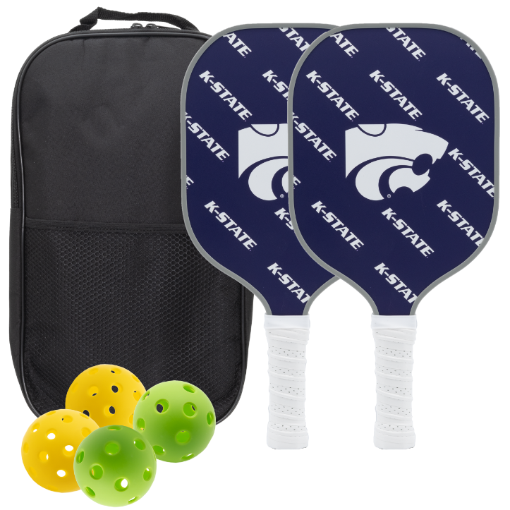 Kansas State Wildcats Pickleball Paddle Set