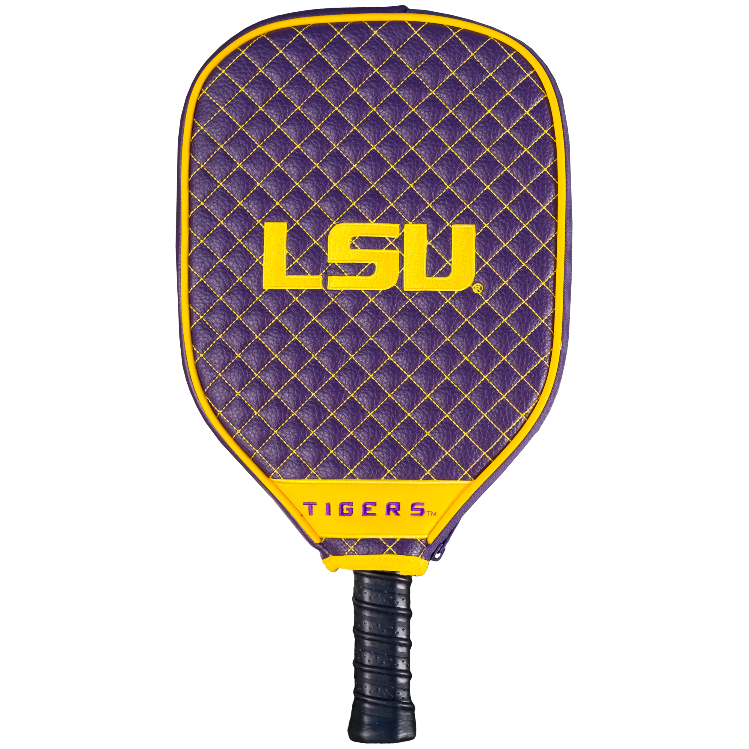 Lsu Tigers Quilted Pickleball Paddle Cover (Purple)