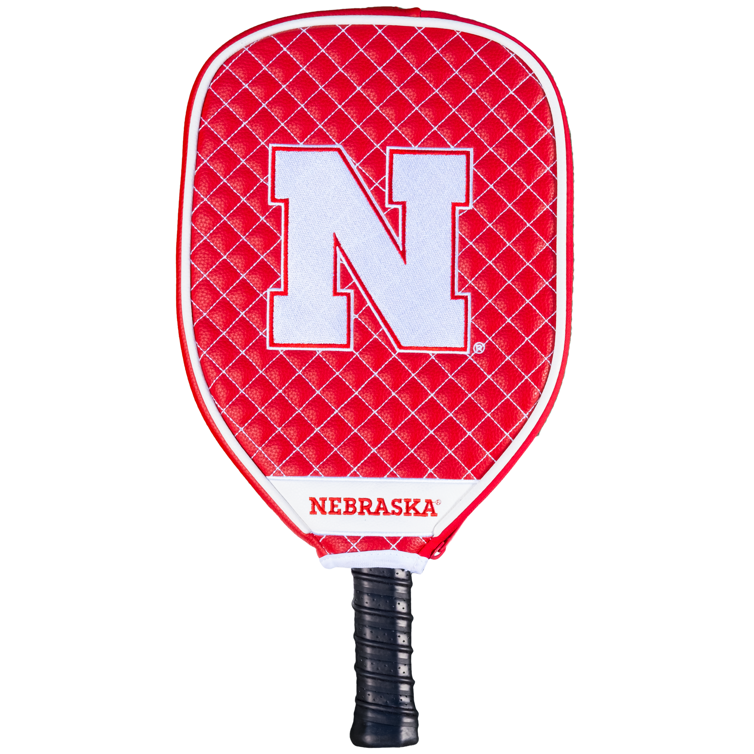 Nebraska Cornhuskers  Quilted Pickleball Paddle Cover (Red)