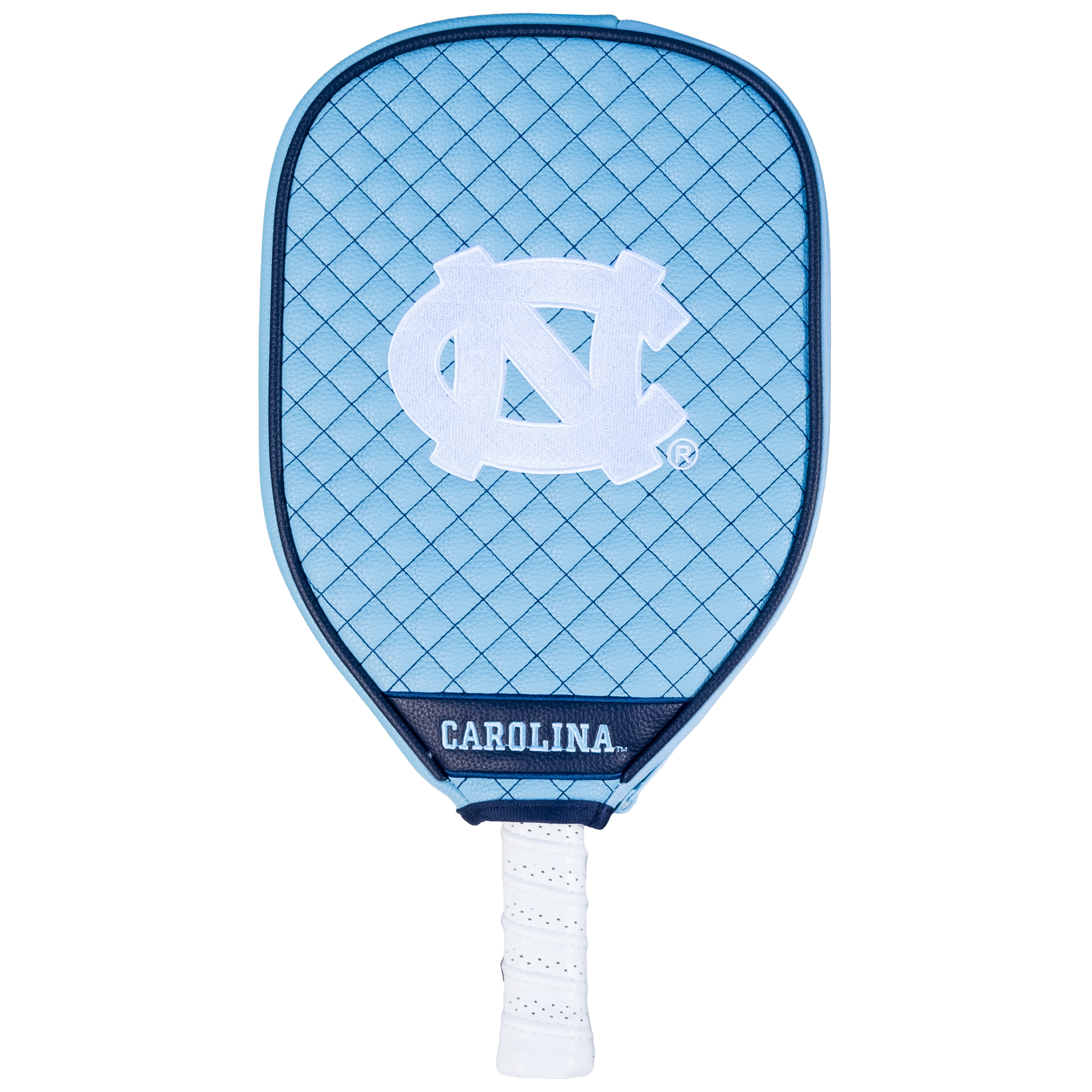 North Carolina Tar Heels Quilted Pickleball Paddle Cover (Light Blue)