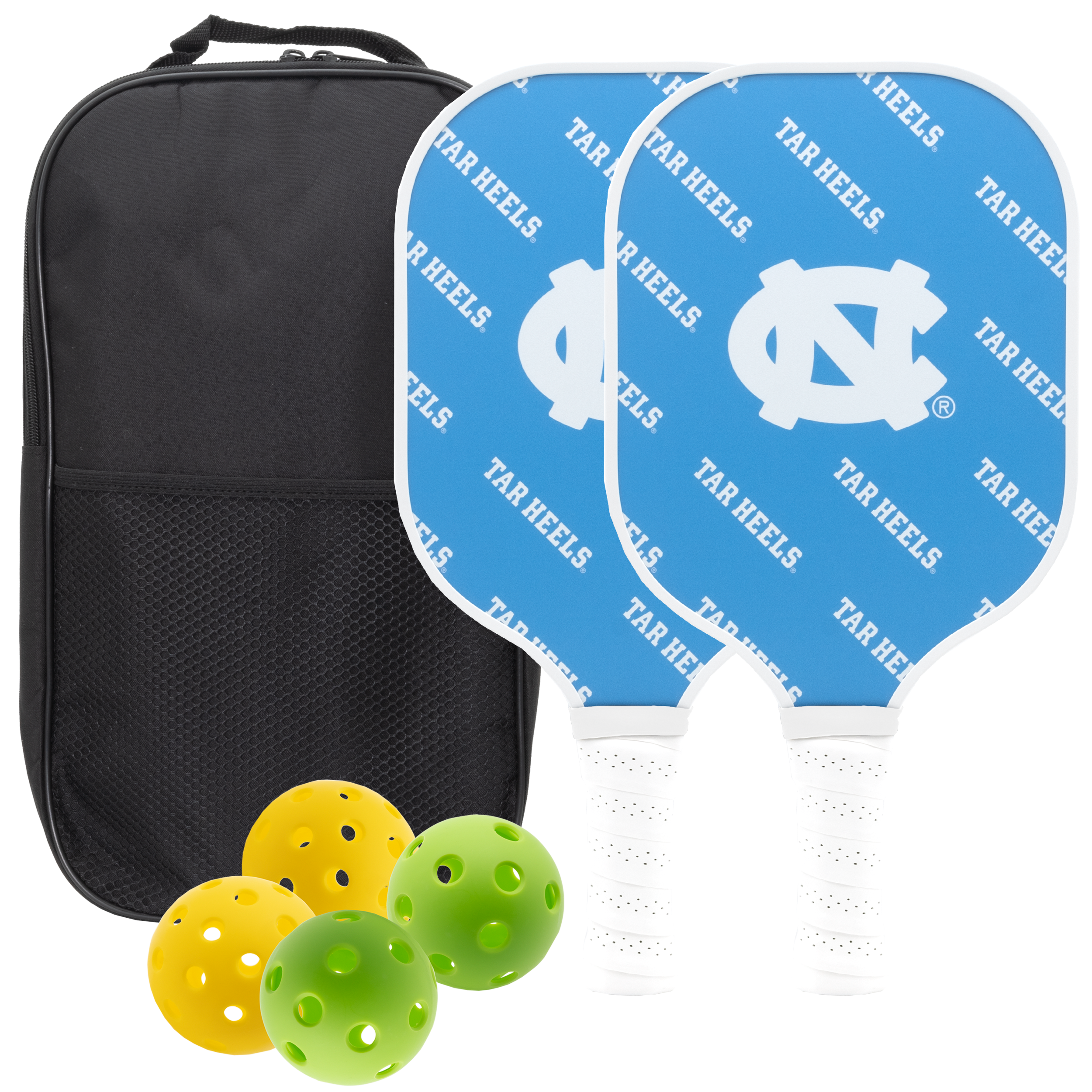 North Carolina Tar Heels Pickleball Paddle Set