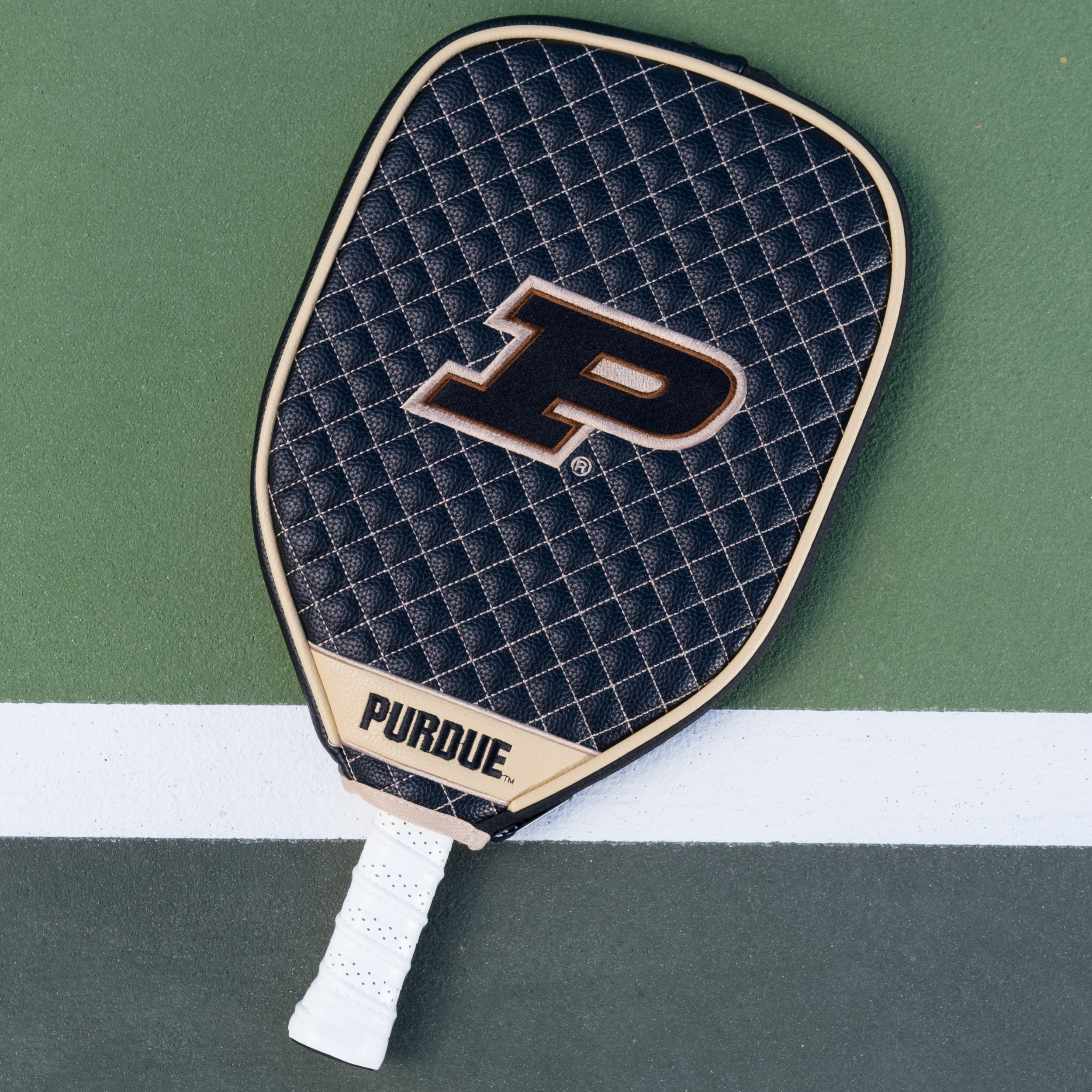 Purdue Boilermakers Quilted Pickleball Paddle Cover (Black)