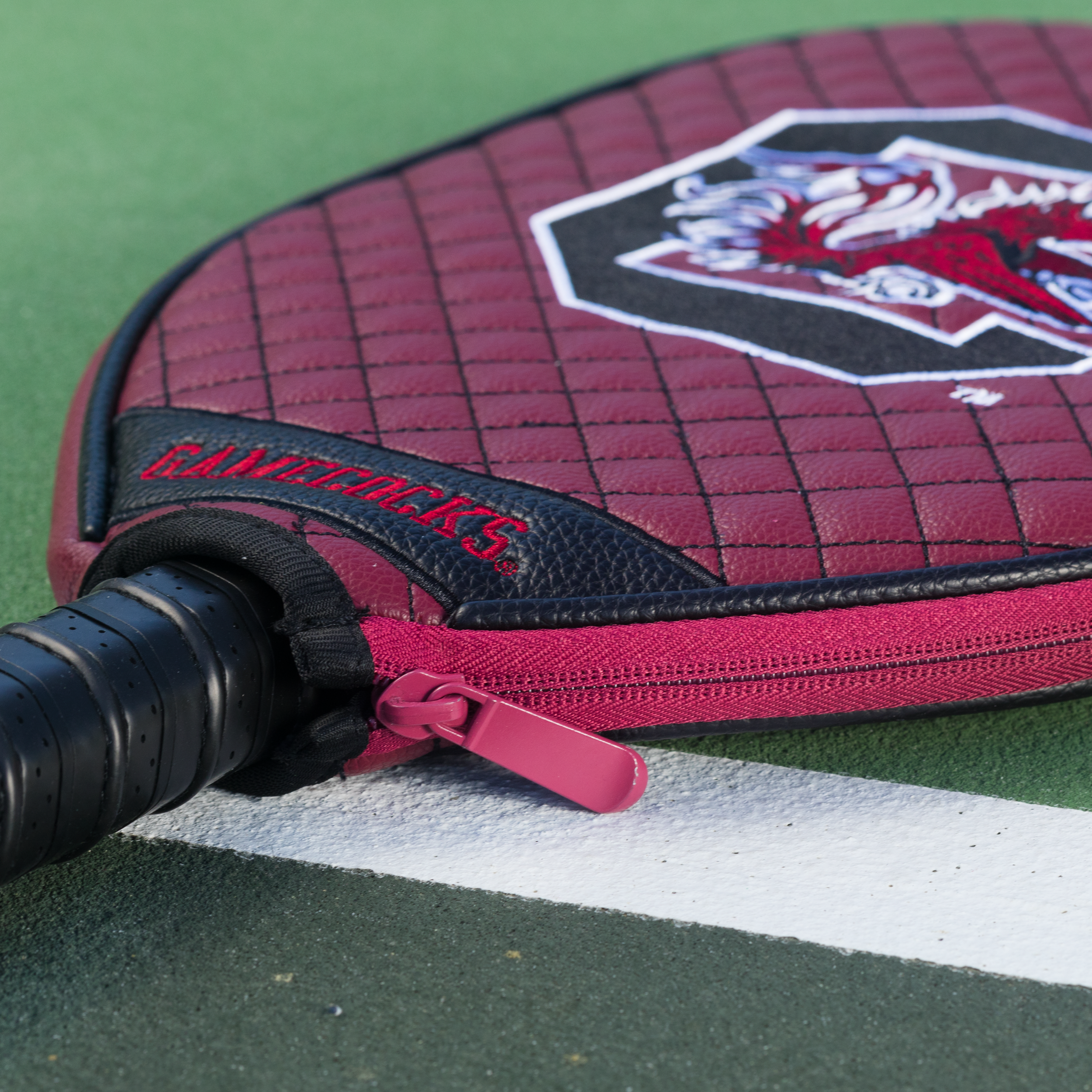 South Carolina Gamecocks Quilted Pickleball Paddle Cover (Maroon)