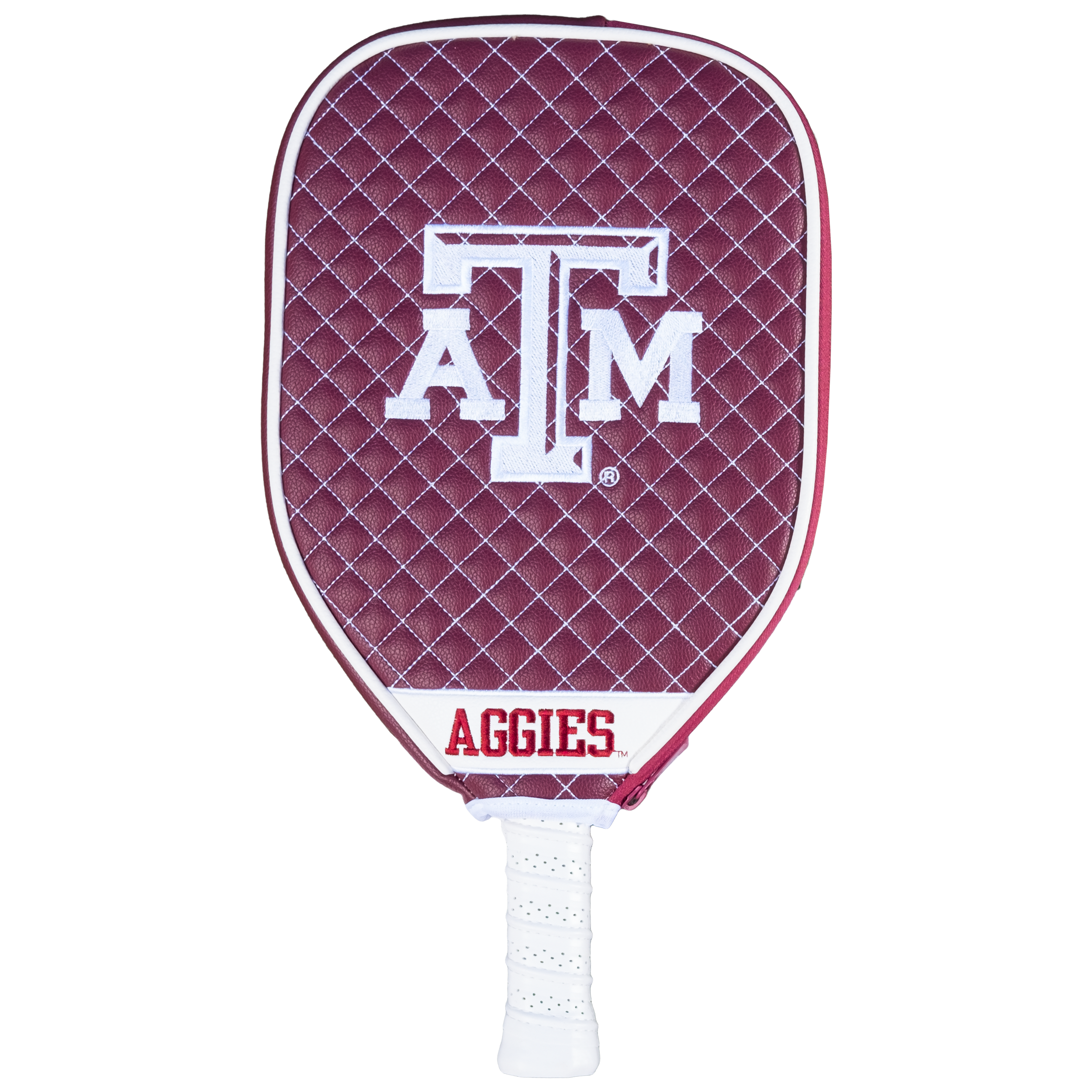 Texas A&M Aggies Quilted Pickleball Paddle Cover (Maroon)