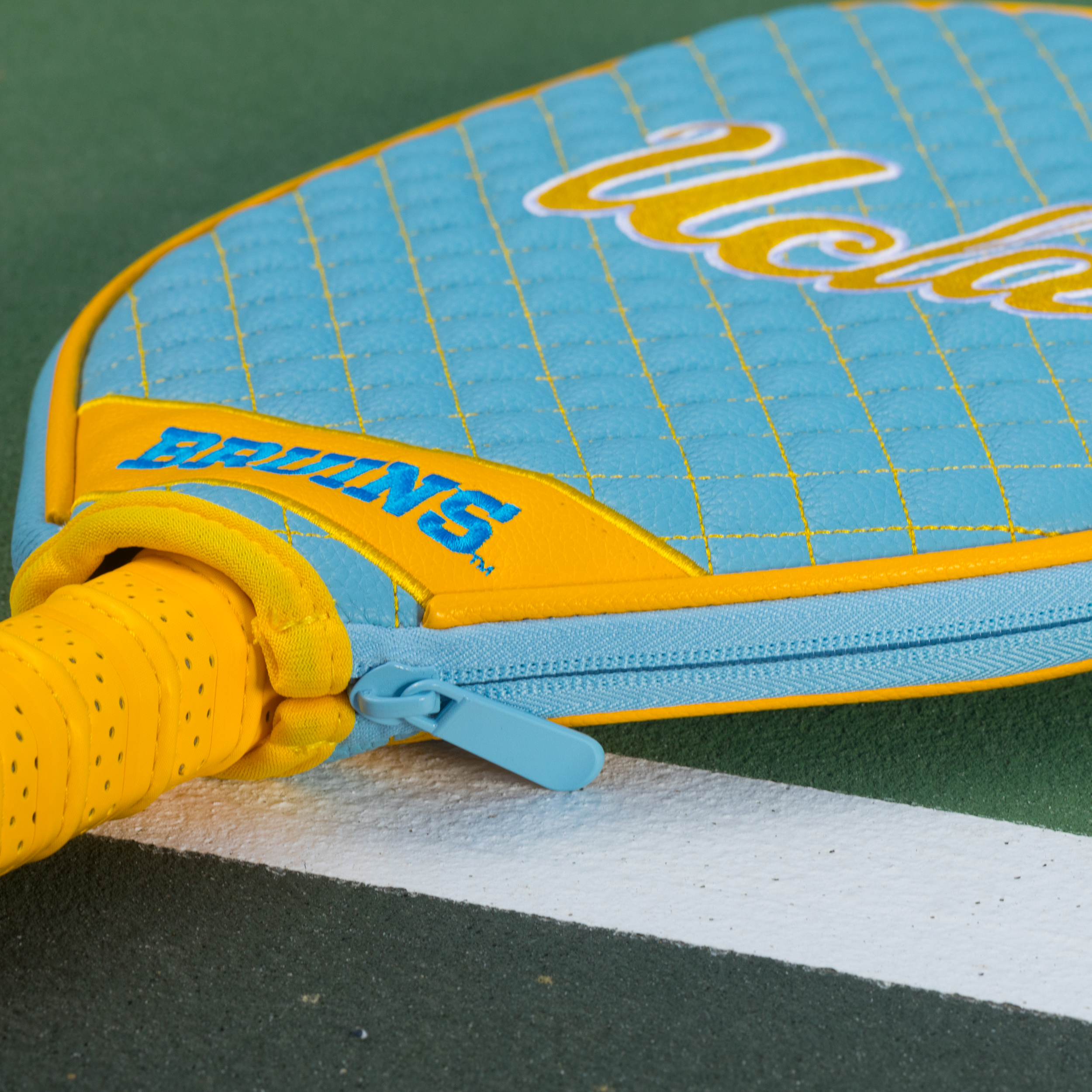 Ucla Bruins Quilted Pickleball Paddle Cover (Light Blue)