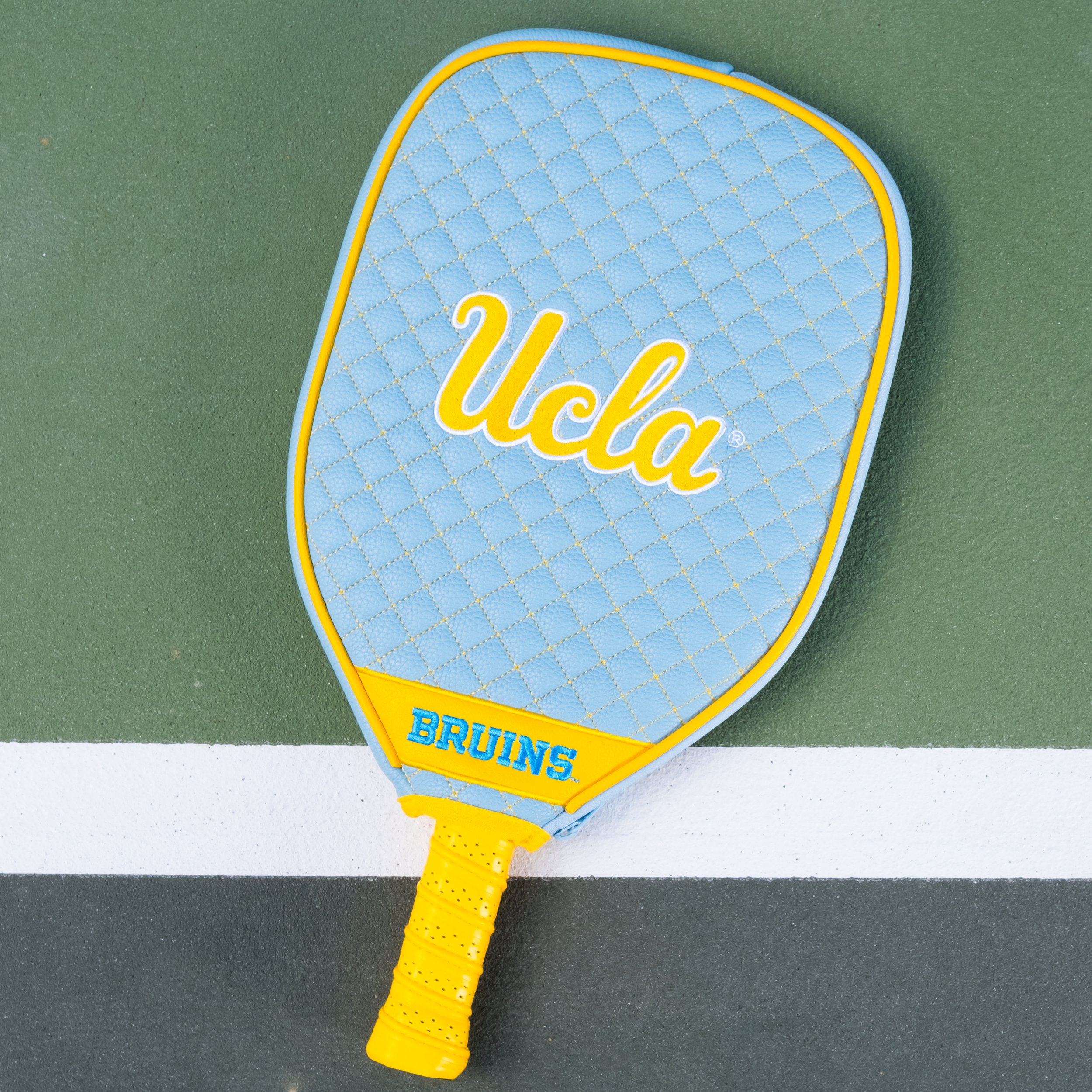 Ucla Bruins Quilted Pickleball Paddle Cover (Light Blue)