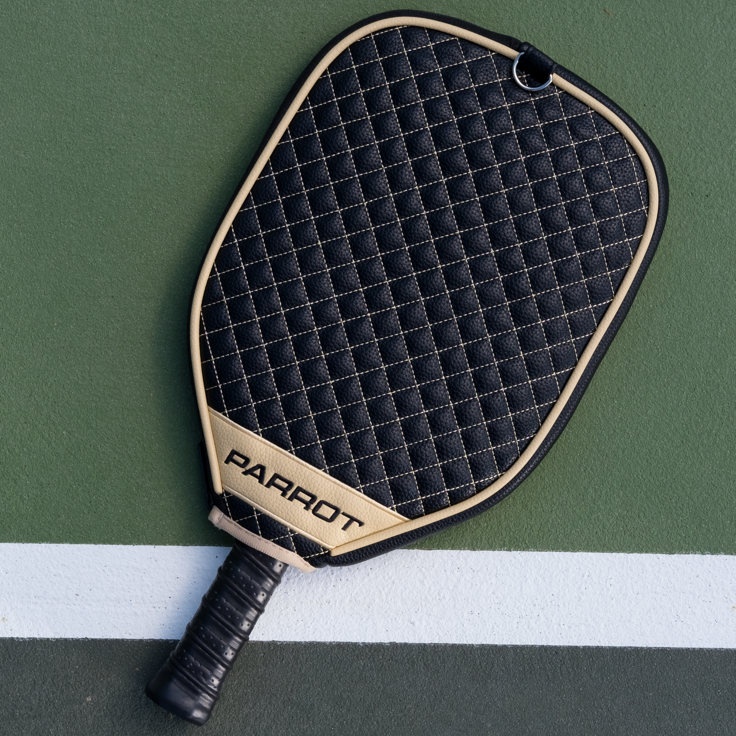 Wake Forest Demon Deacons Quilted Pickleball Paddle Cover (Black)