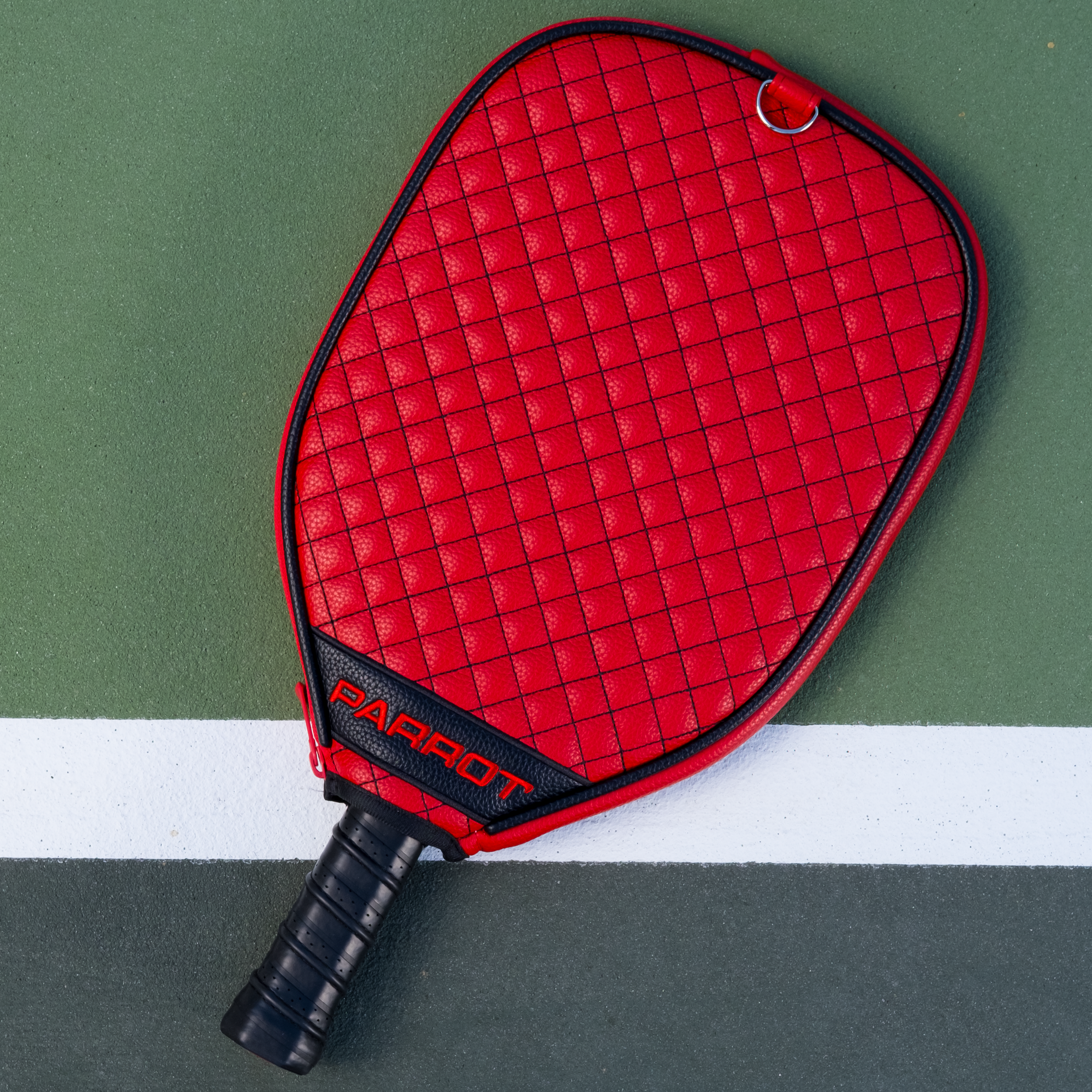 Wisconsin Badgers Quilted Pickleball Paddle Cover (Red)