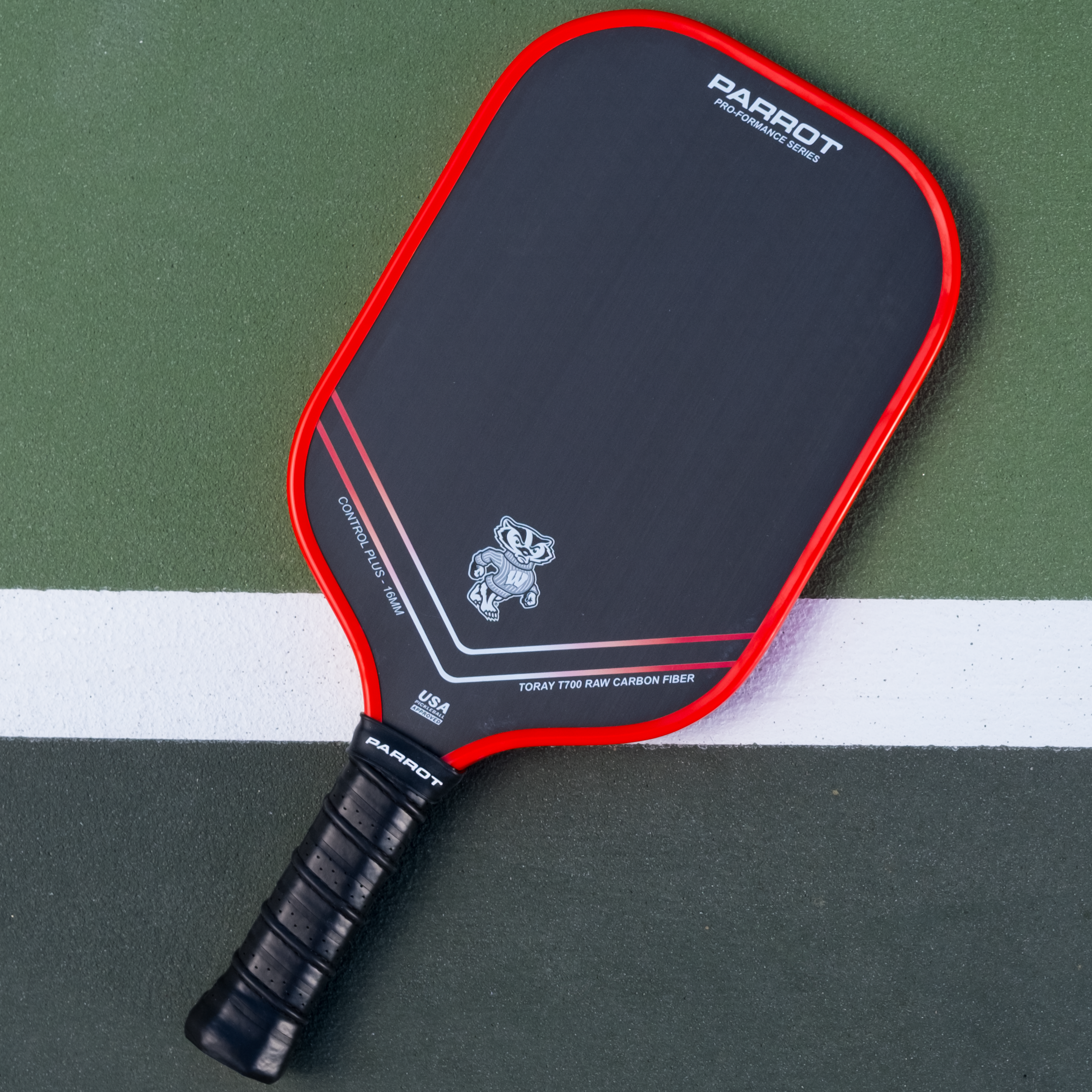 Wisconsin Badgers PRO-Formance Logo Pickleball Paddle