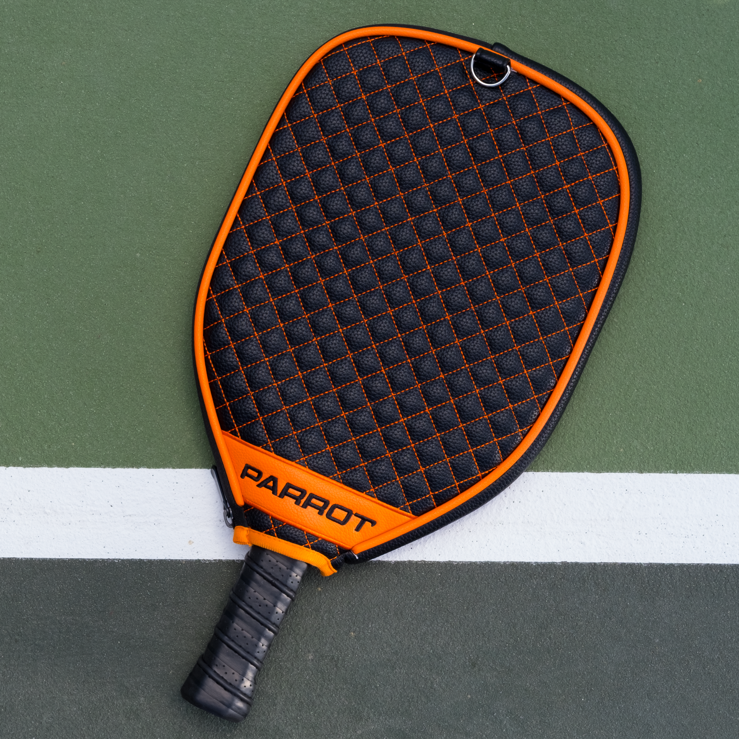 Oklahoma State Cowboys Quilted Pickleball Paddle Cover (Black)