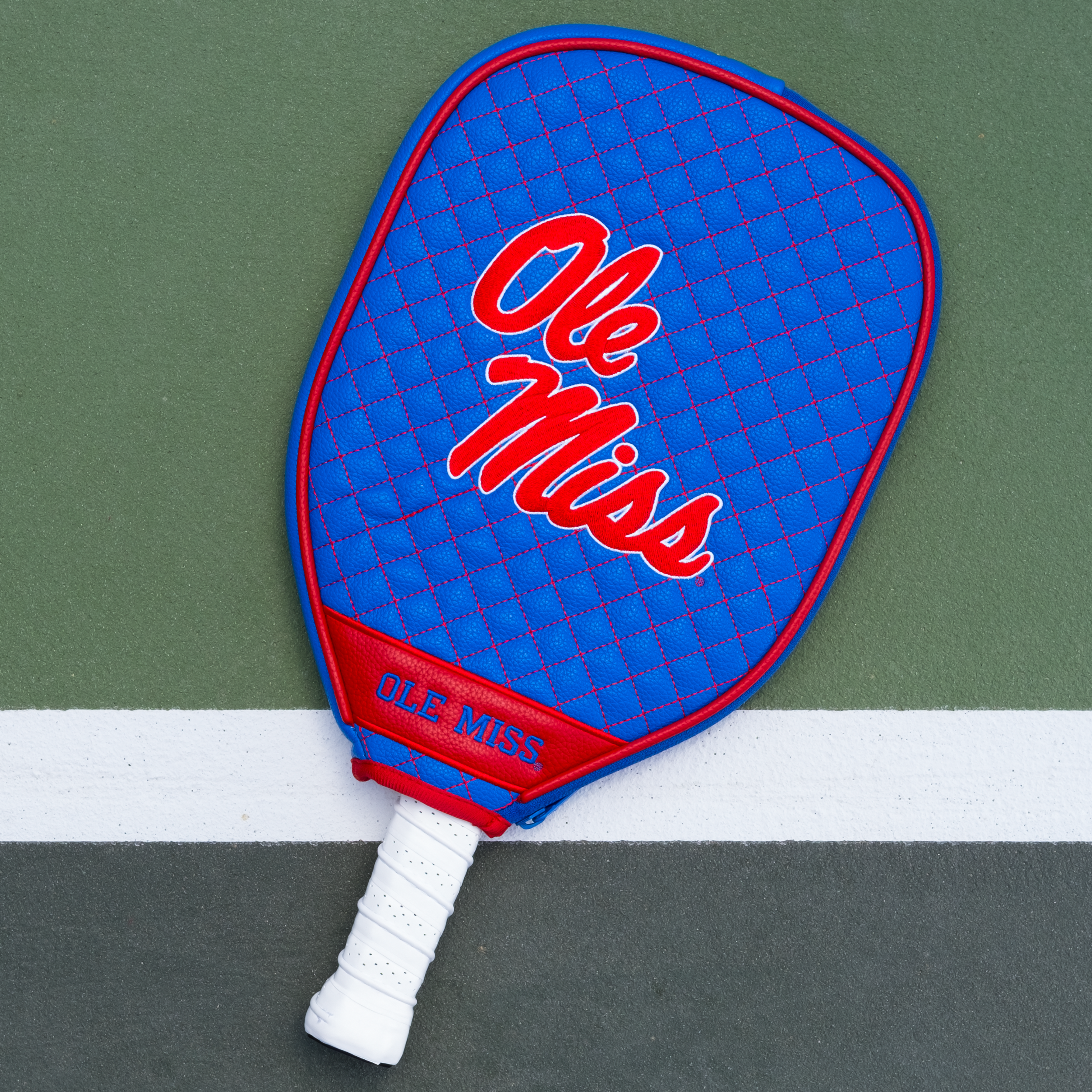 Ole Miss Rebels Quilted Pickleball Paddle Cover (Royal)