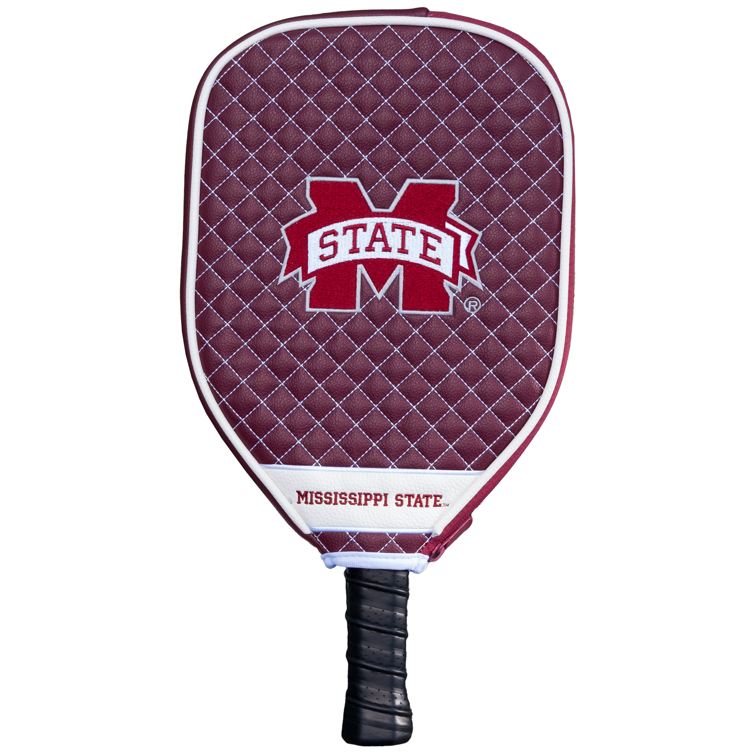 Mississippi State Bulldogs Quilted Pickleball Paddle Cover (Maroon)