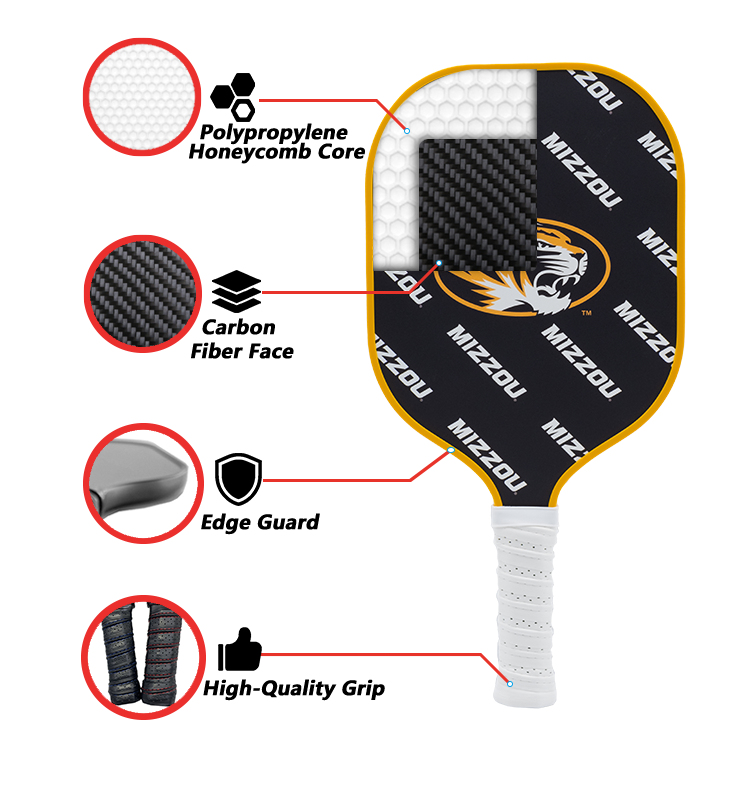 Missouri Tigers Pickleball Paddle