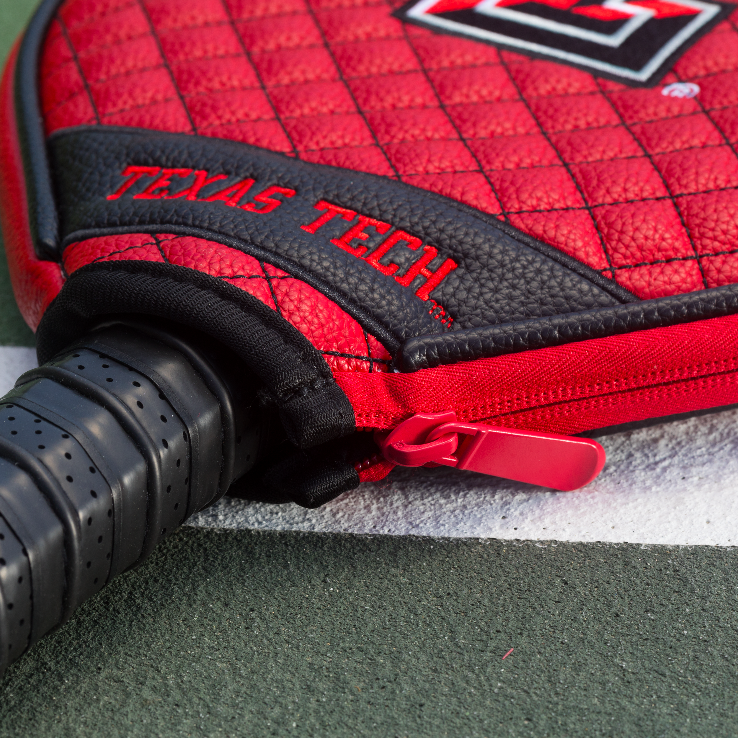 Texas Tech Red Raiders Quilted Pickleball Paddle Cover (Red)