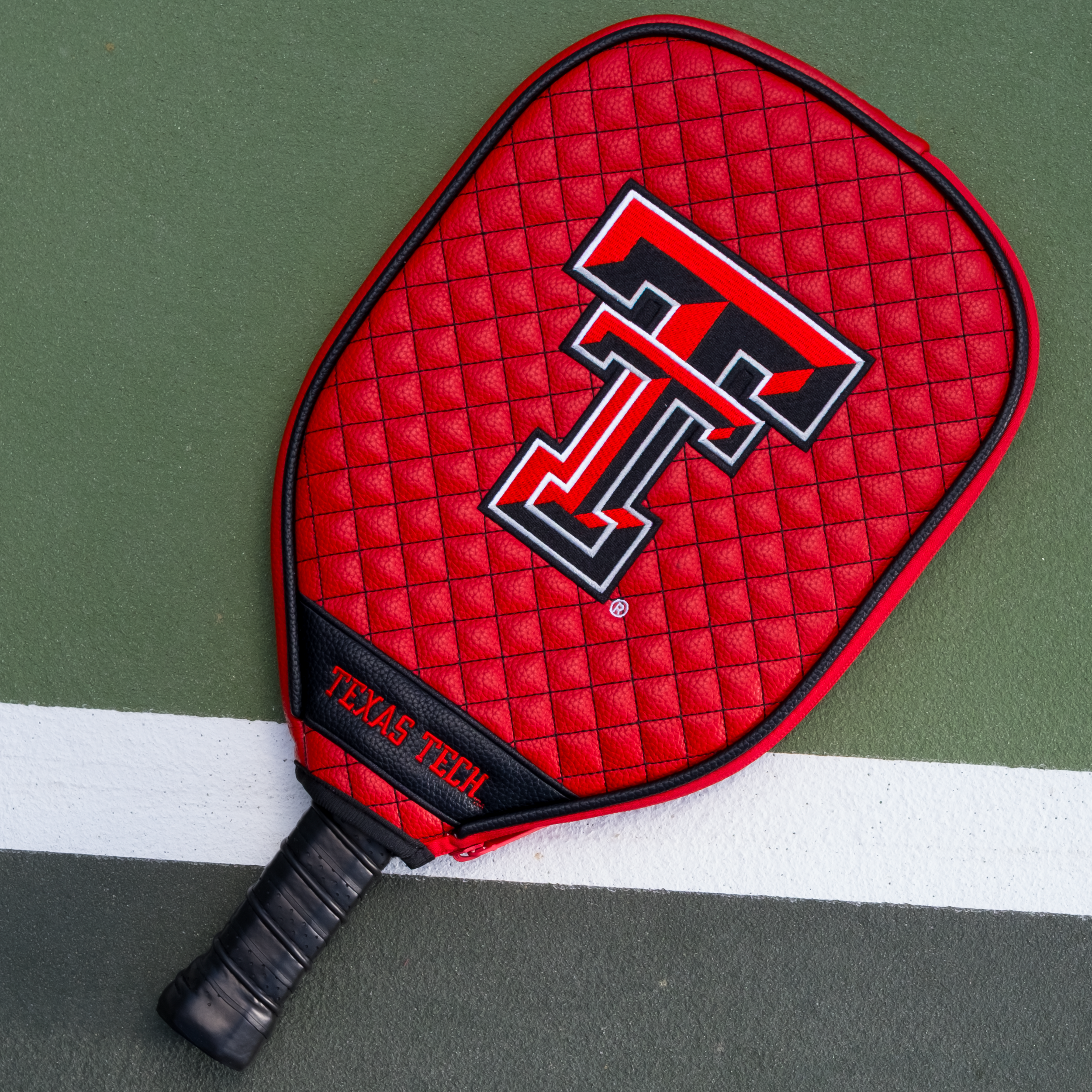 Texas Tech Red Raiders Quilted Pickleball Paddle Cover (Red)