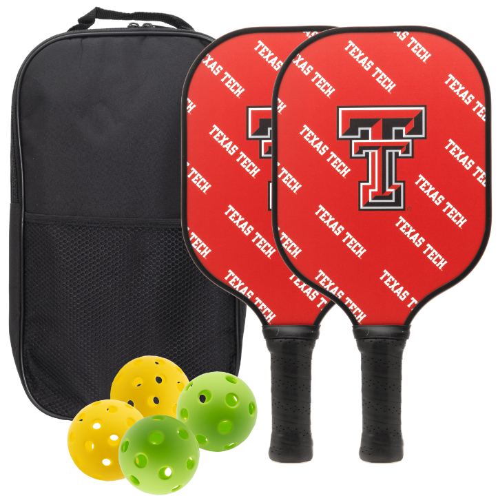 Texas Tech Red Raiders Pickleball Paddle Set