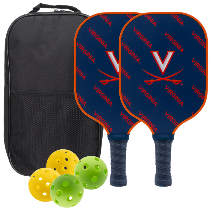 Virginia Cavaliers Pickleball Paddle Set