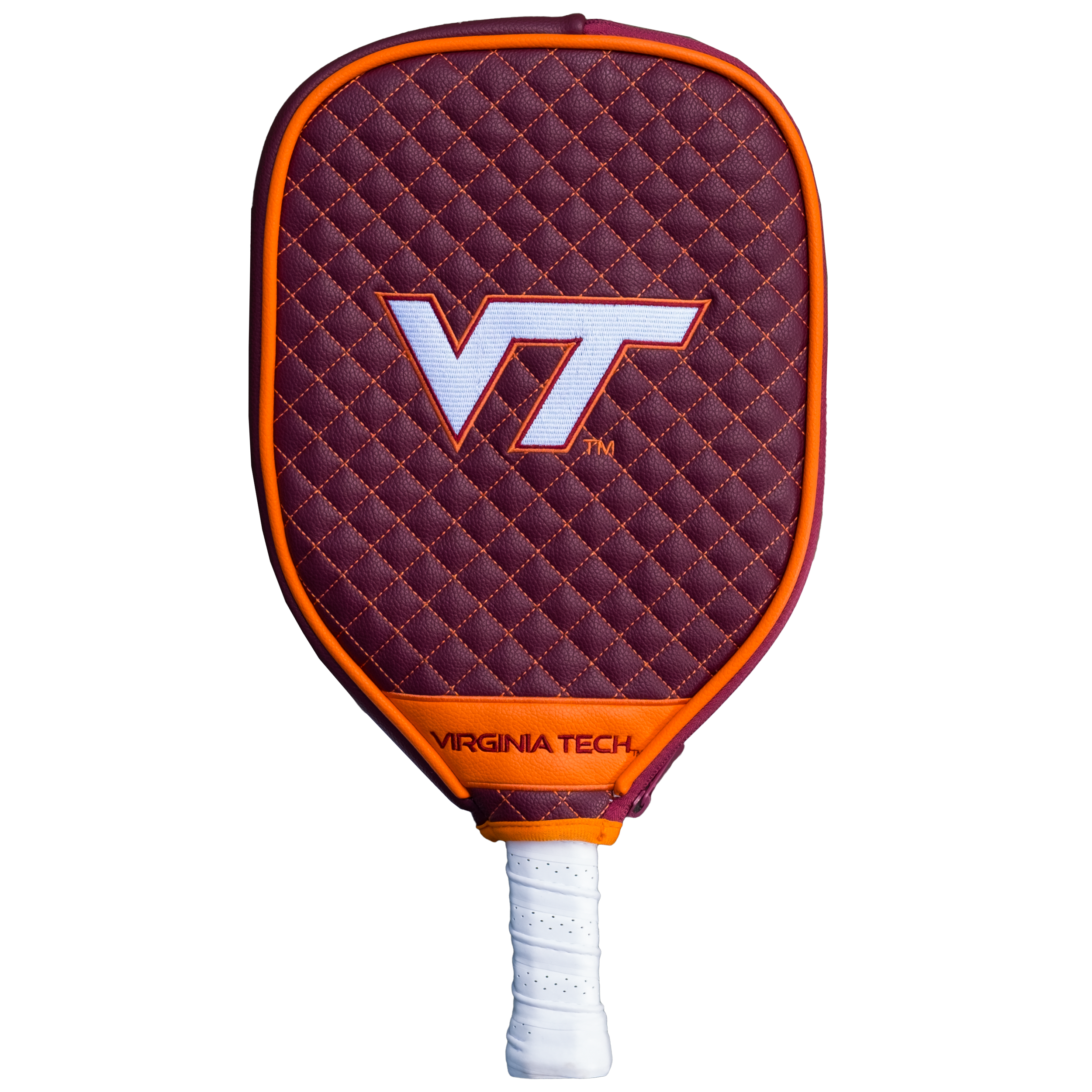 Virginia Tech Hokies Quilted Pickleball Paddle Cover (Maroon)