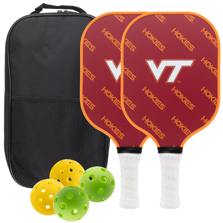 Virginia Tech Hokies Pickleball Paddle Set