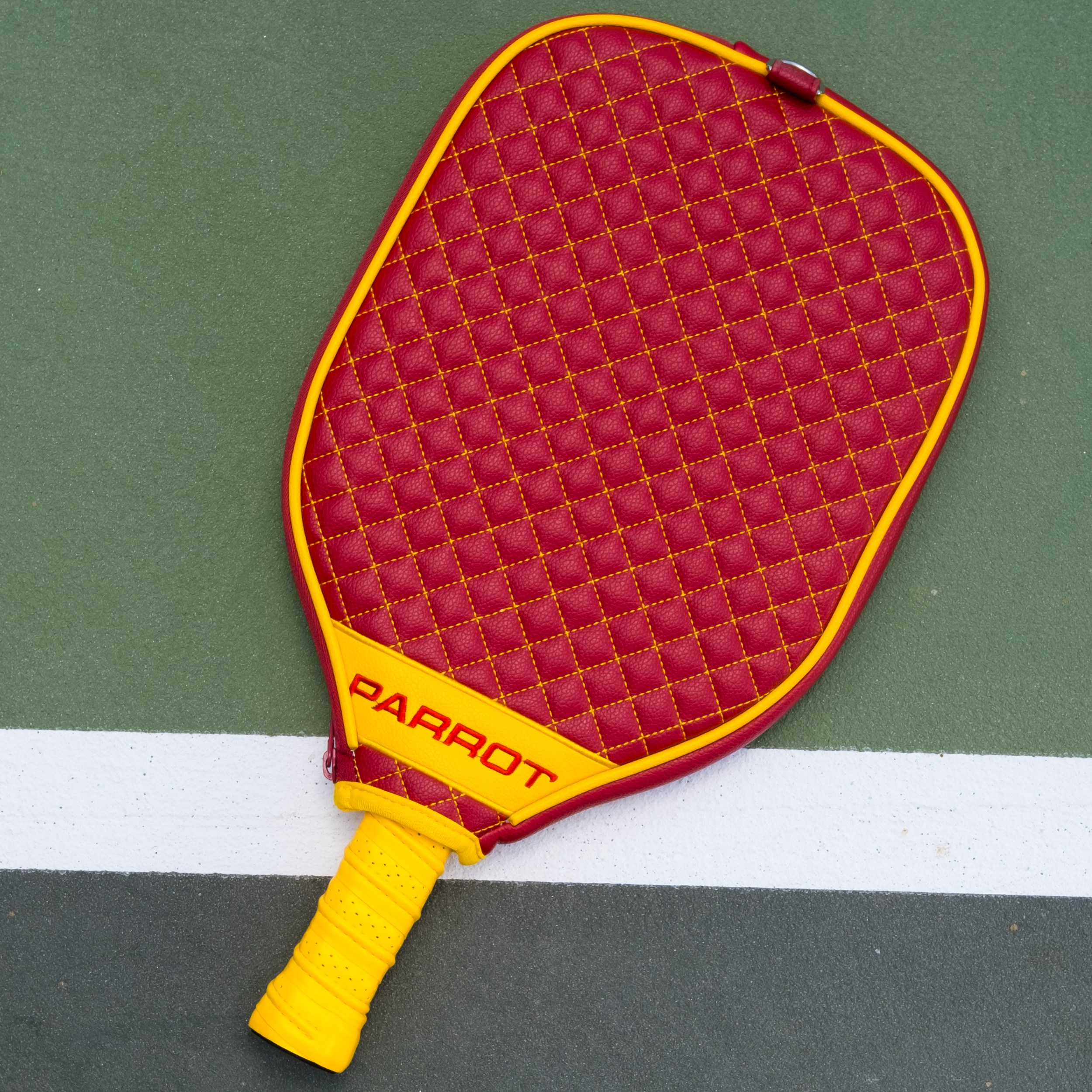 Iowa State Cyclones Quilted Pickleball Paddle Cover (Dark Red)