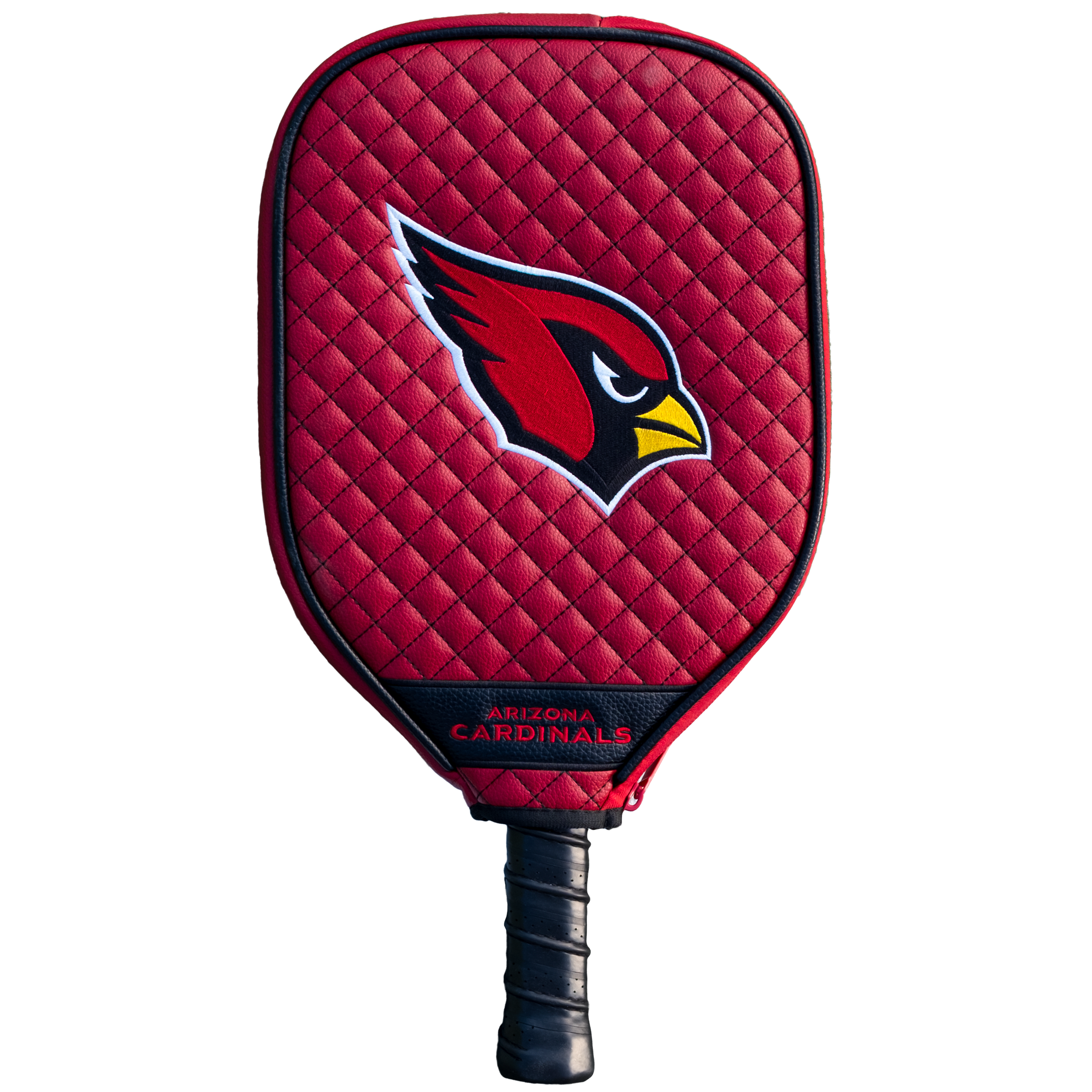 Arizona Cardinals Quilted Pickleball Paddle Cover (Dark Red)