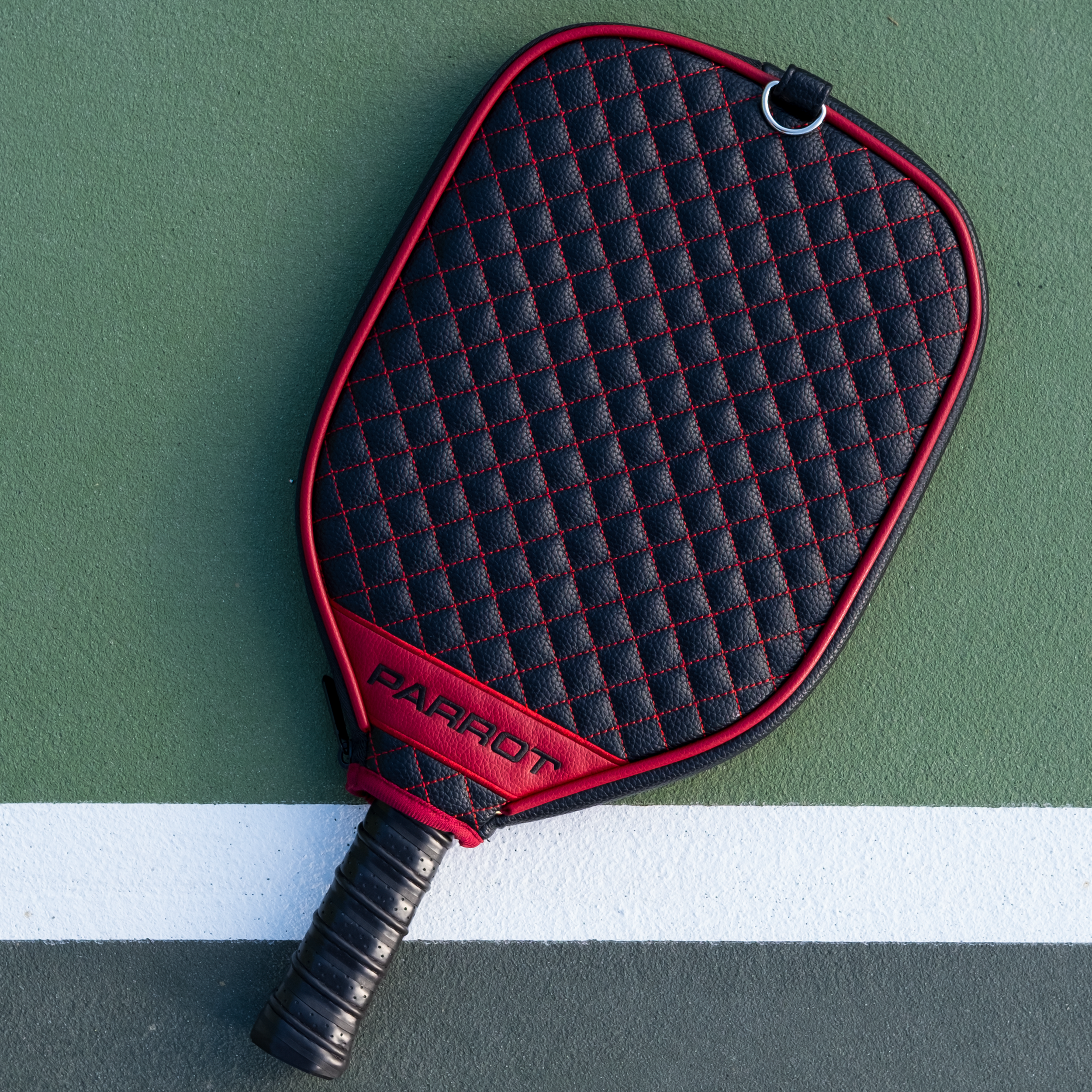 Atlanta Falcons Quilted Pickleball Paddle Cover (Black)