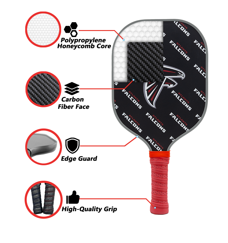 Atlanta Falcons Pickleball Paddle