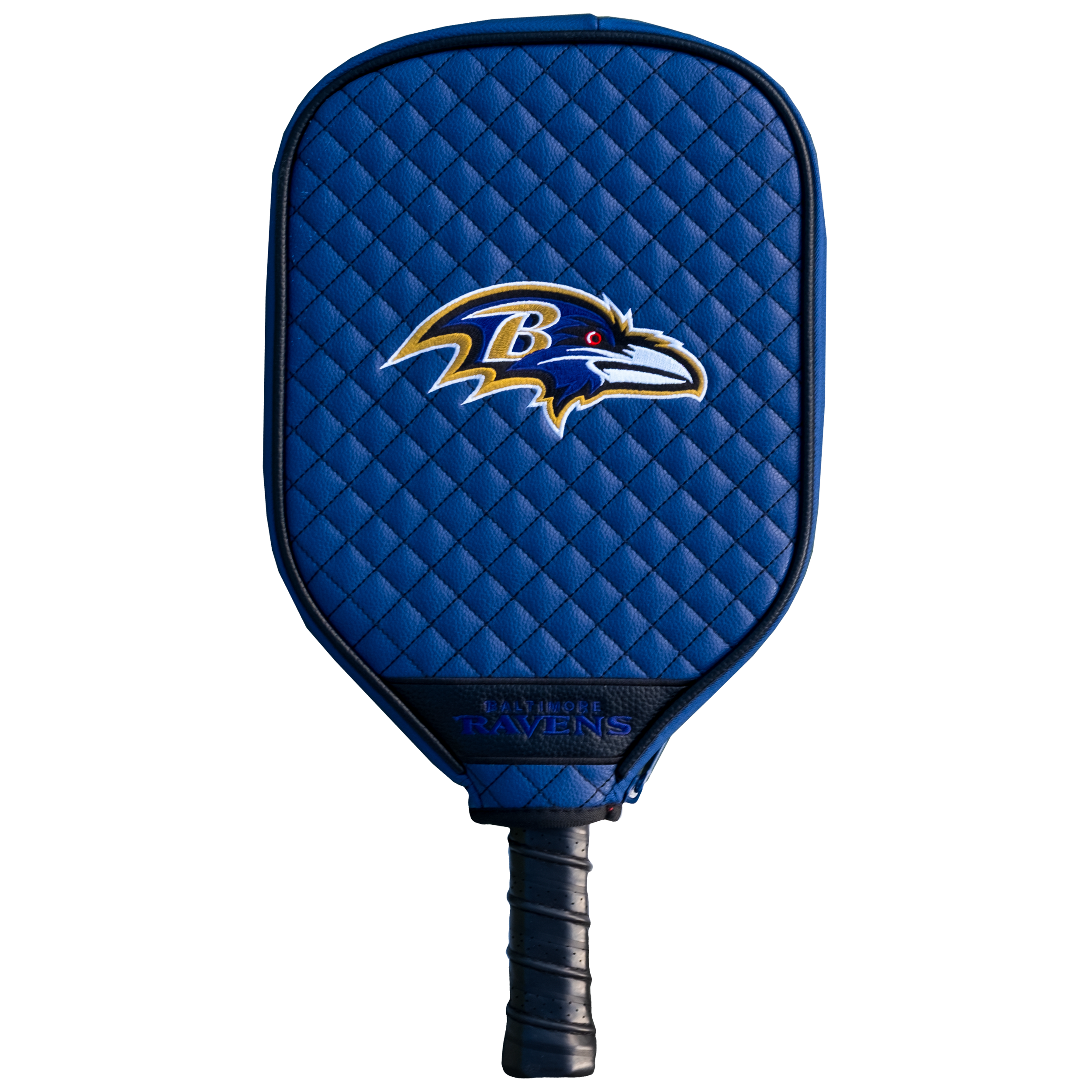 Baltimore Ravens Quilted Pickleball Paddle Cover (Purple)