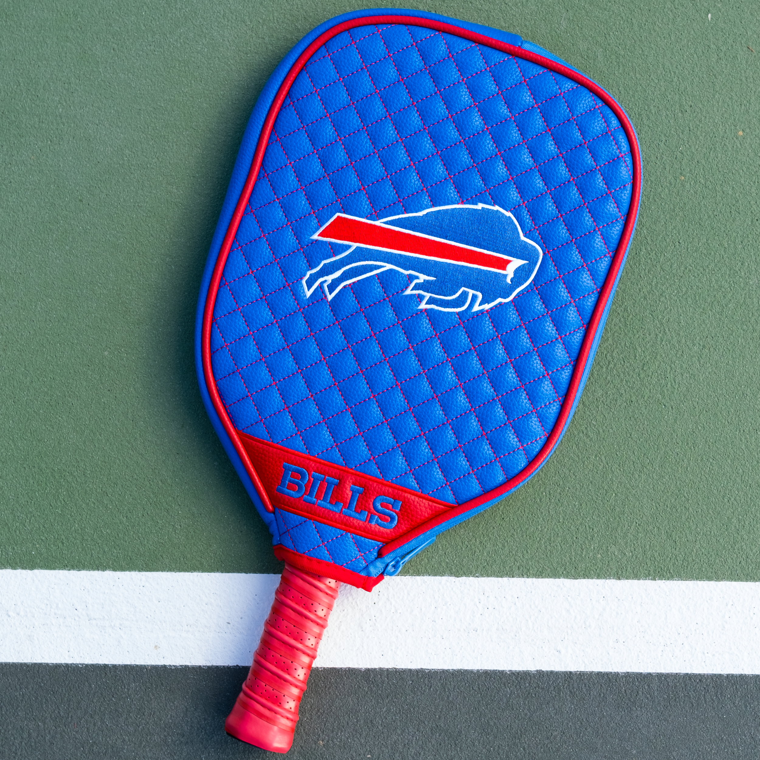 Buffalo Bills Quilted Pickleball Paddle Cover (Royal)