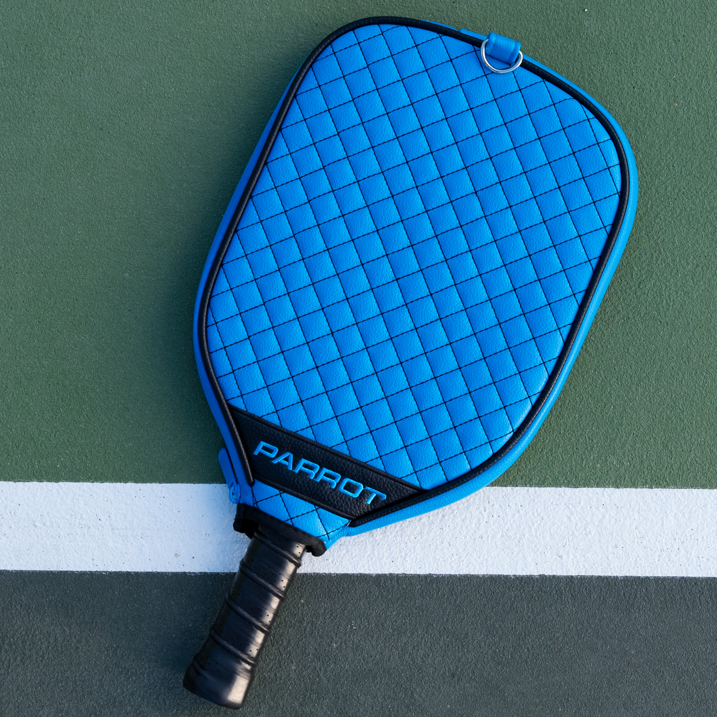 Carolina Panthers Quilted Pickleball Paddle Cover (Blue)