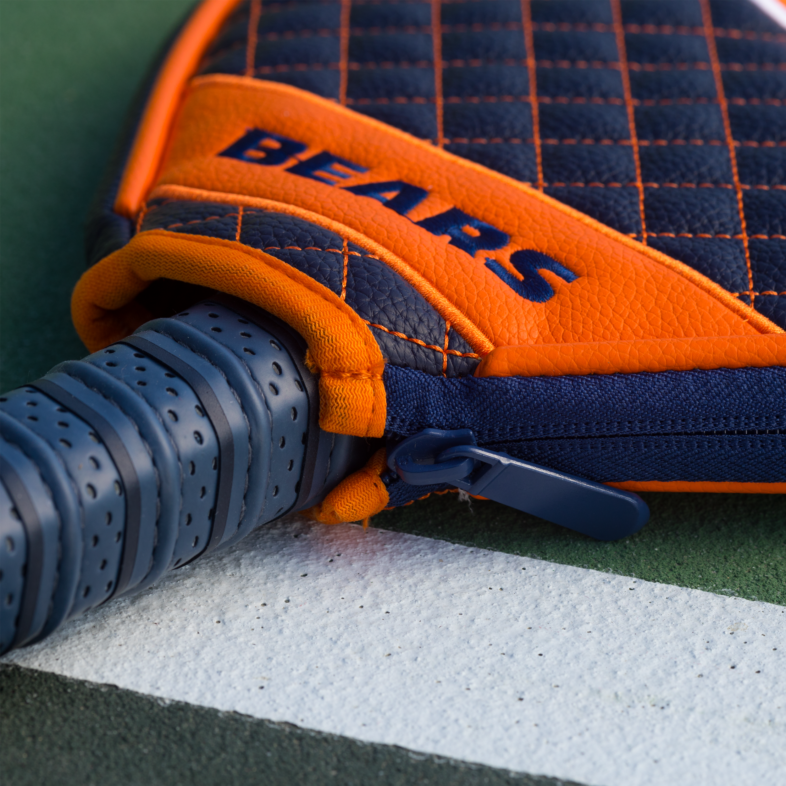 Chicago Bears Quilted Pickleball Paddle Cover (Navy)