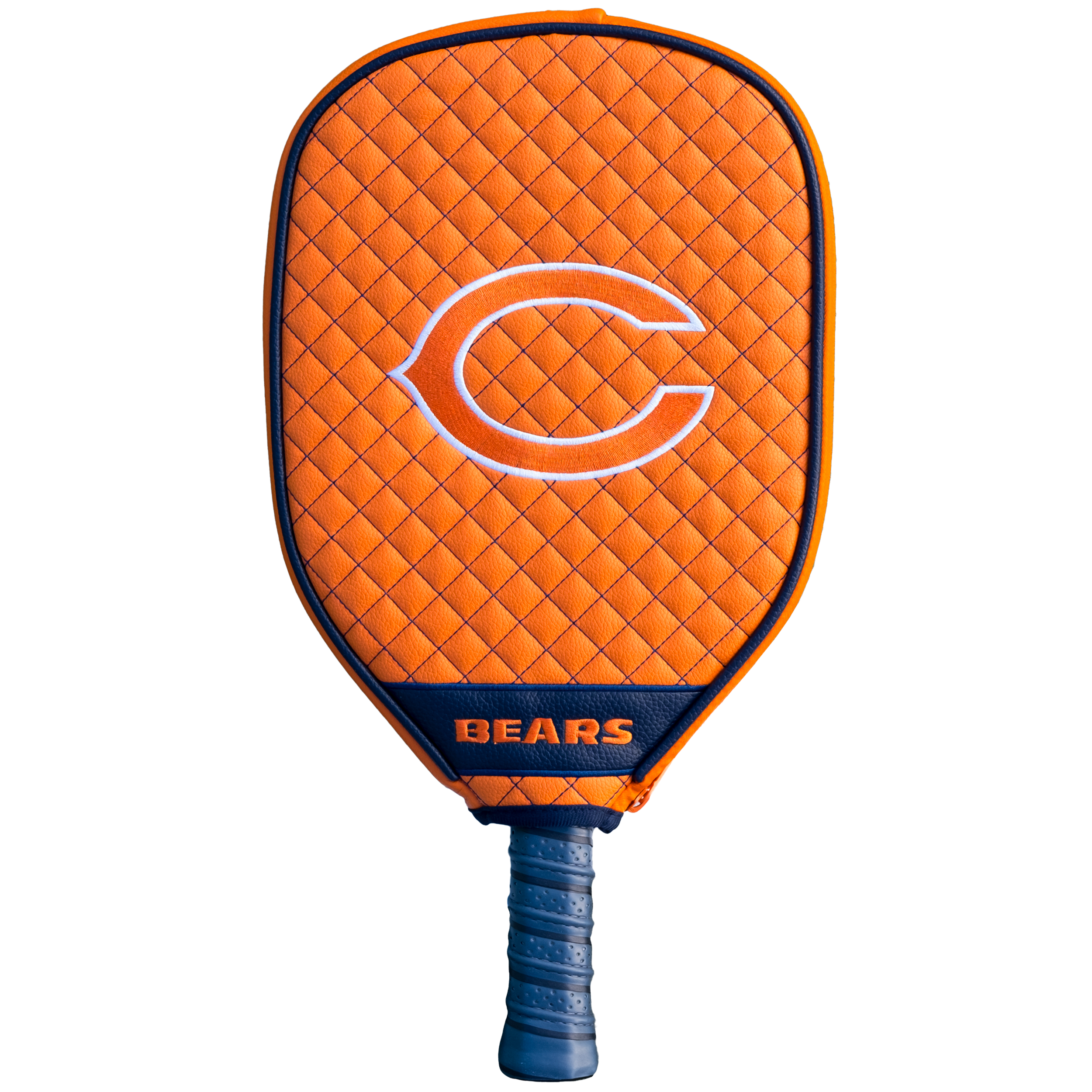 Chicago Bears Quilted Pickleball Paddle Cover (Orange)