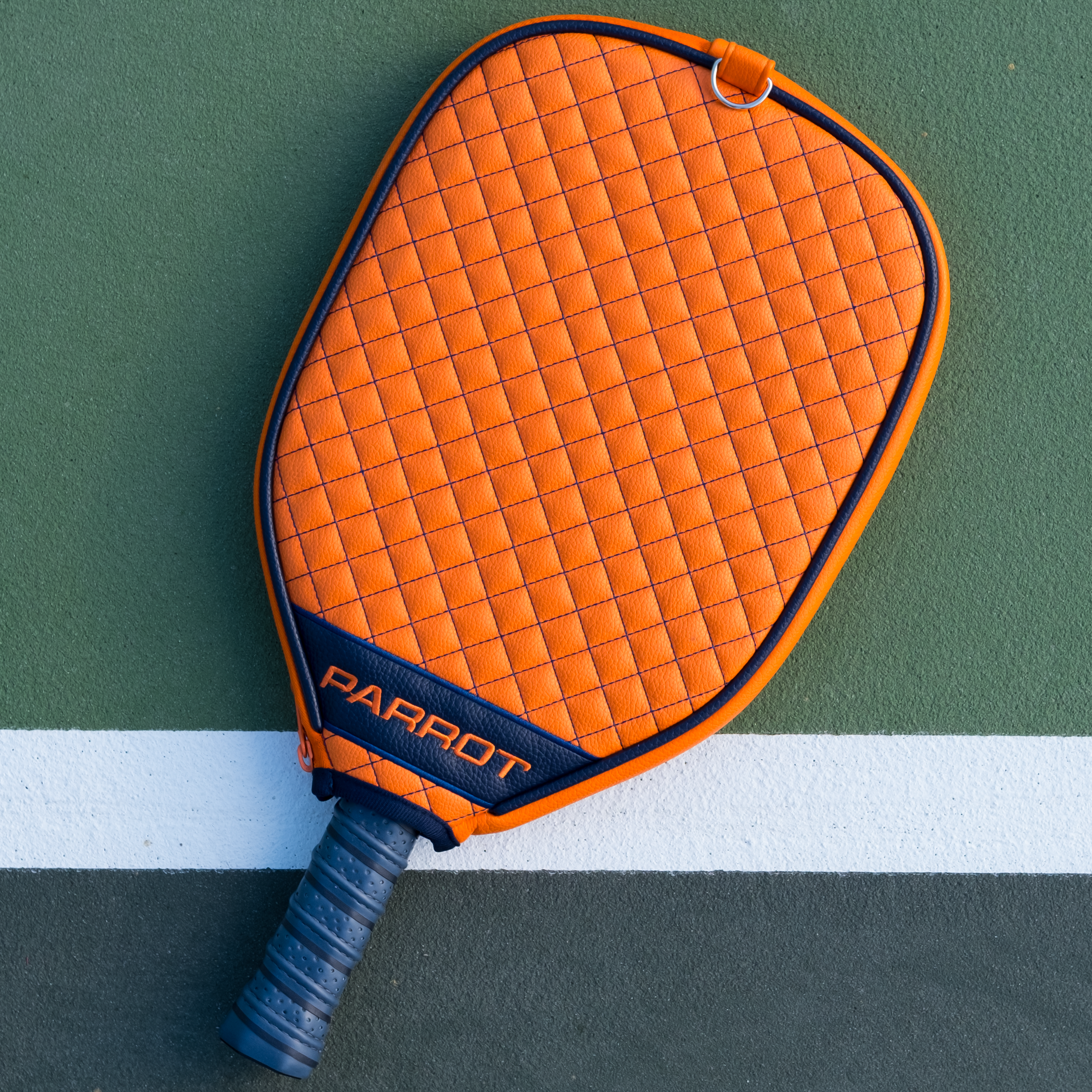 Chicago Bears Quilted Pickleball Paddle Cover (Orange)