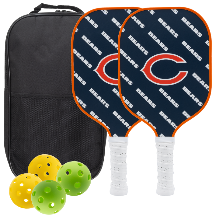 Chicago Bears Pickleball Paddle Set Shop Pickleball Paddle Sets Parrot
