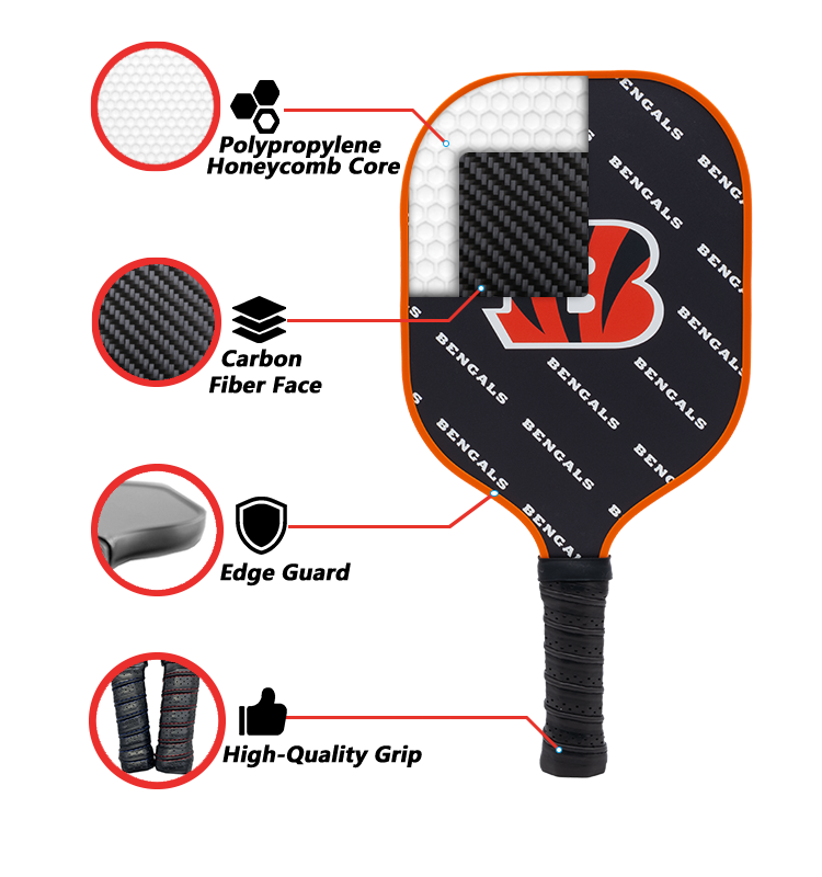 Cincinnati Bengals Pickleball Paddle