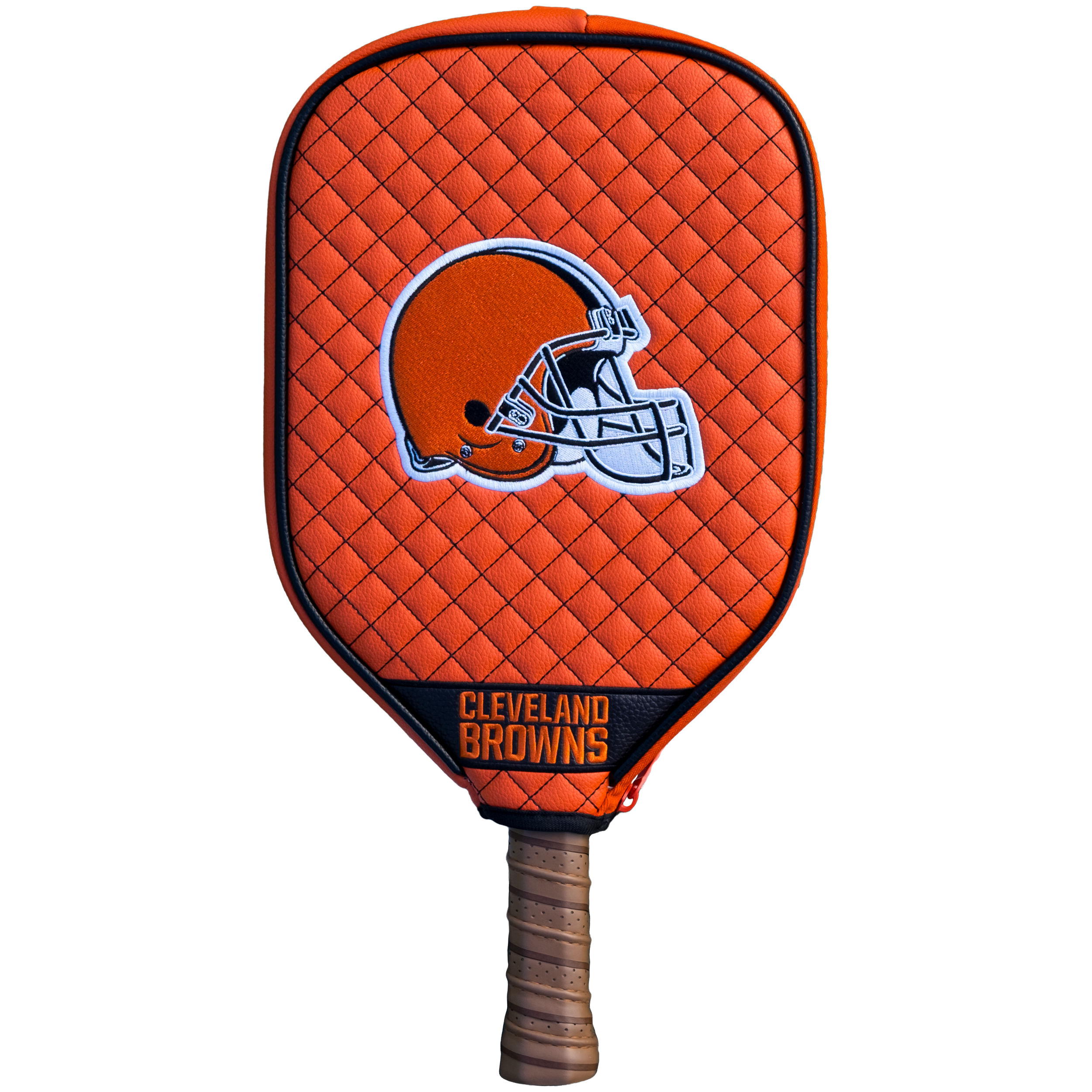 Cleveland Browns Quilted Pickleball Paddle Cover (Orange)