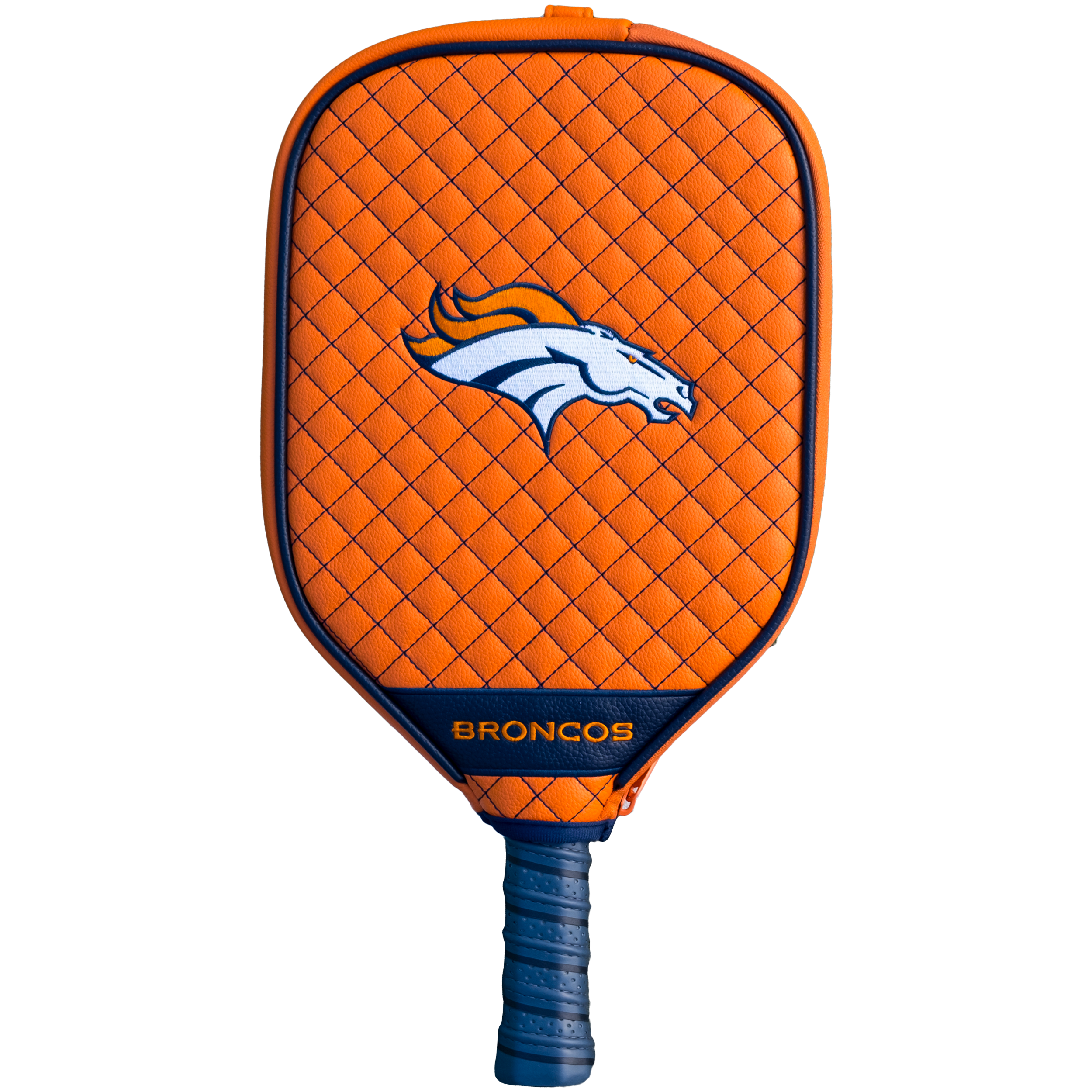 Denver Broncos Quilted Pickleball Paddle Cover (Orange)